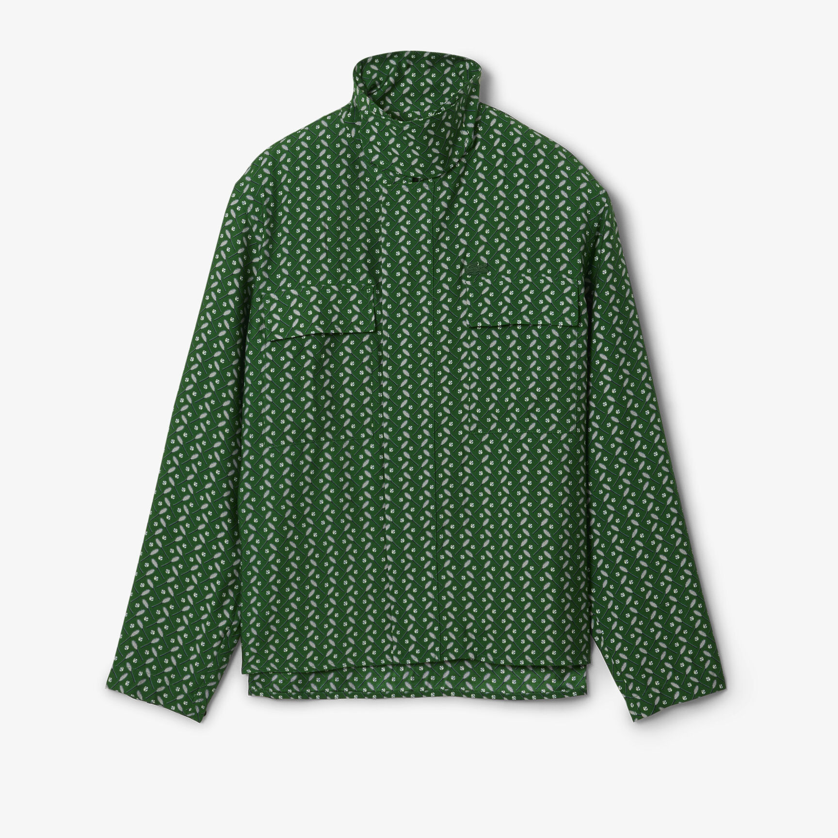 Runway Regular Fit Printed Satin Shirt - CH3777-00-F6H