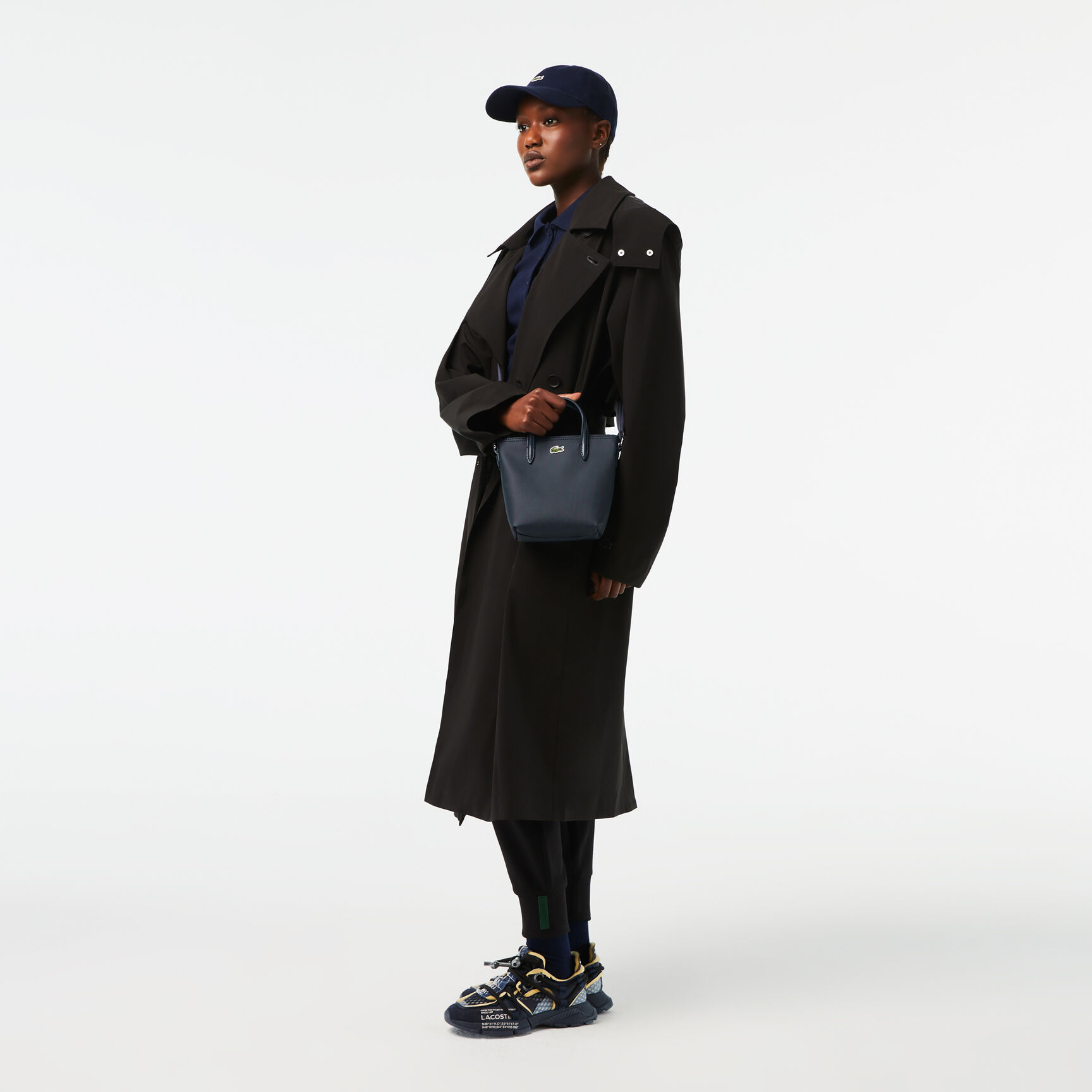 Women's L.12.12 Concept Petit Pique Coated Canvas Mini Zip Tote Bag Women's L.12.12 Concept Petit Pique Coated Canvas Mini Zip Tote Bag - NF2609PO-141