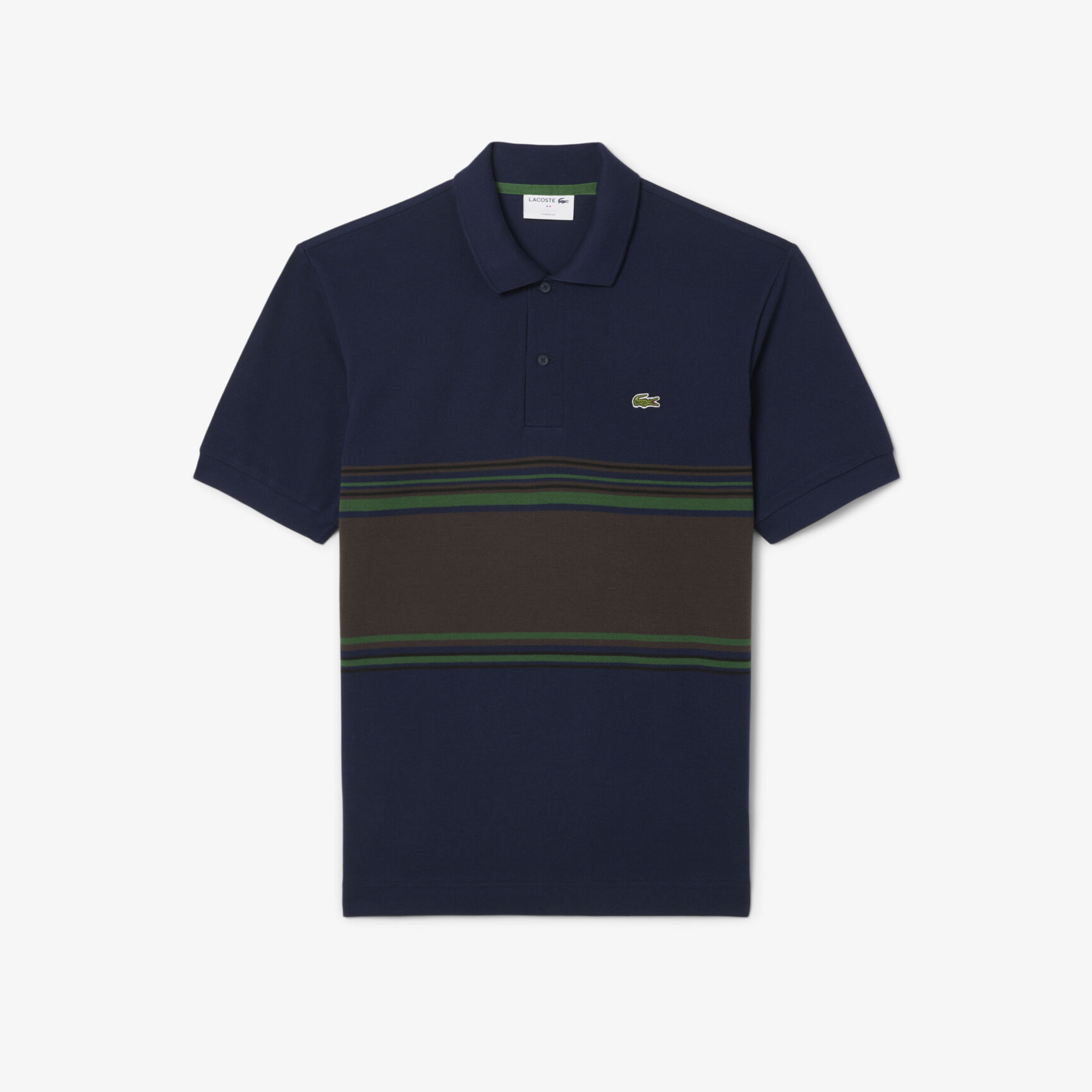 French Made Classic Fit Striped Polo Shirt - PH5457-00-166