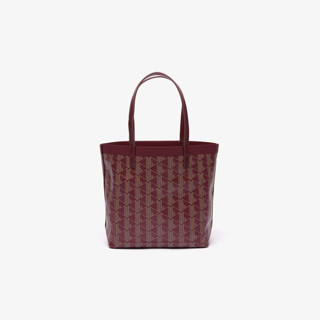 حقيبة توت صغيرة كانفا مغلفة بنقشة شعار الماركة من مجموعة زيلي Zely Coated Canvas Monogram Small Tote - NF4338ZE-M45