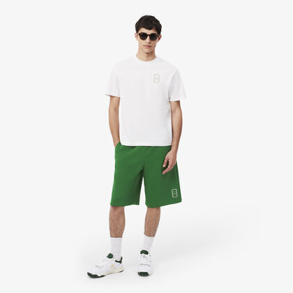 Relaxed Fit Double Face Pique Shorts