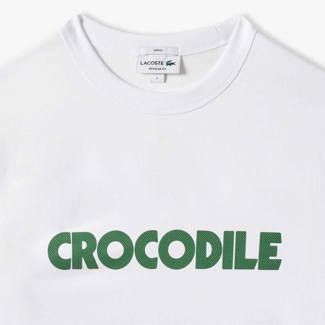 Pique Effect Slogan Cotton Jersey T-shirt Pique Effect Slogan Cotton Jersey T-shirt - TH0134-00-001