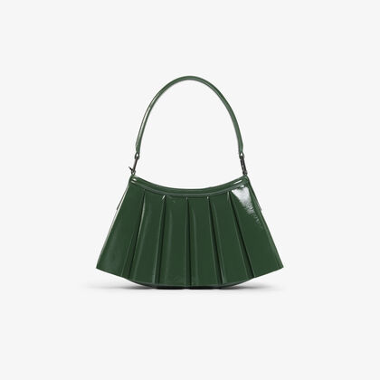 لاكوست runway small patent leather lenglen purse