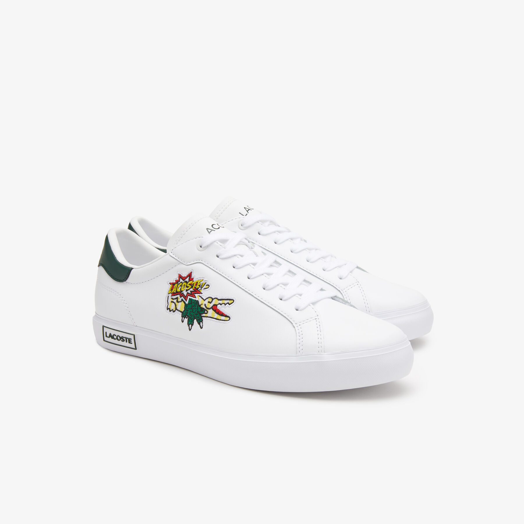 men s lacoste powercourt leather sneakers
