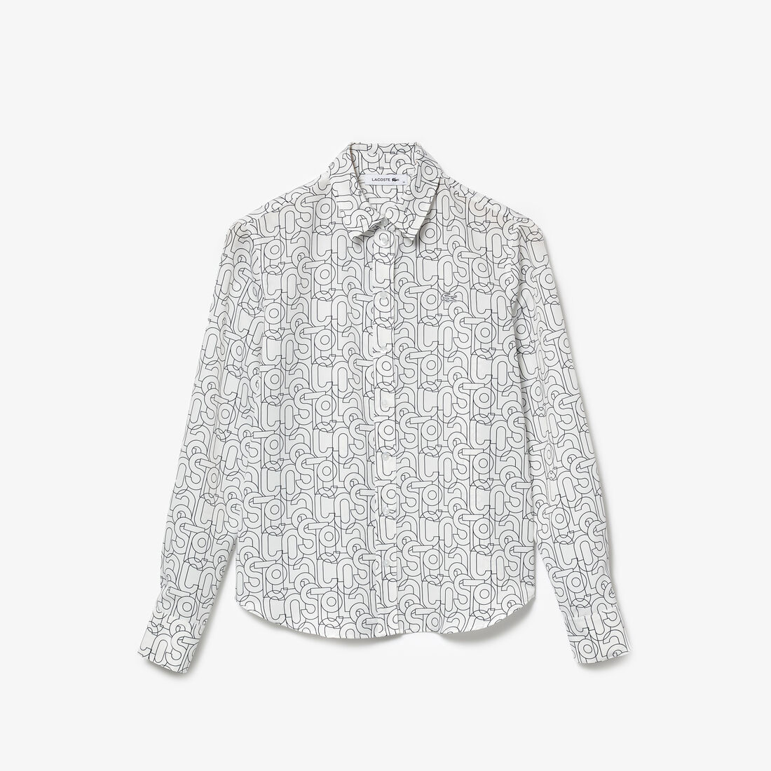 Women’s Lacoste Print Relaxed Fit Flowy Shirt Women’s Lacoste Print Relaxed Fit Flowy Shirt