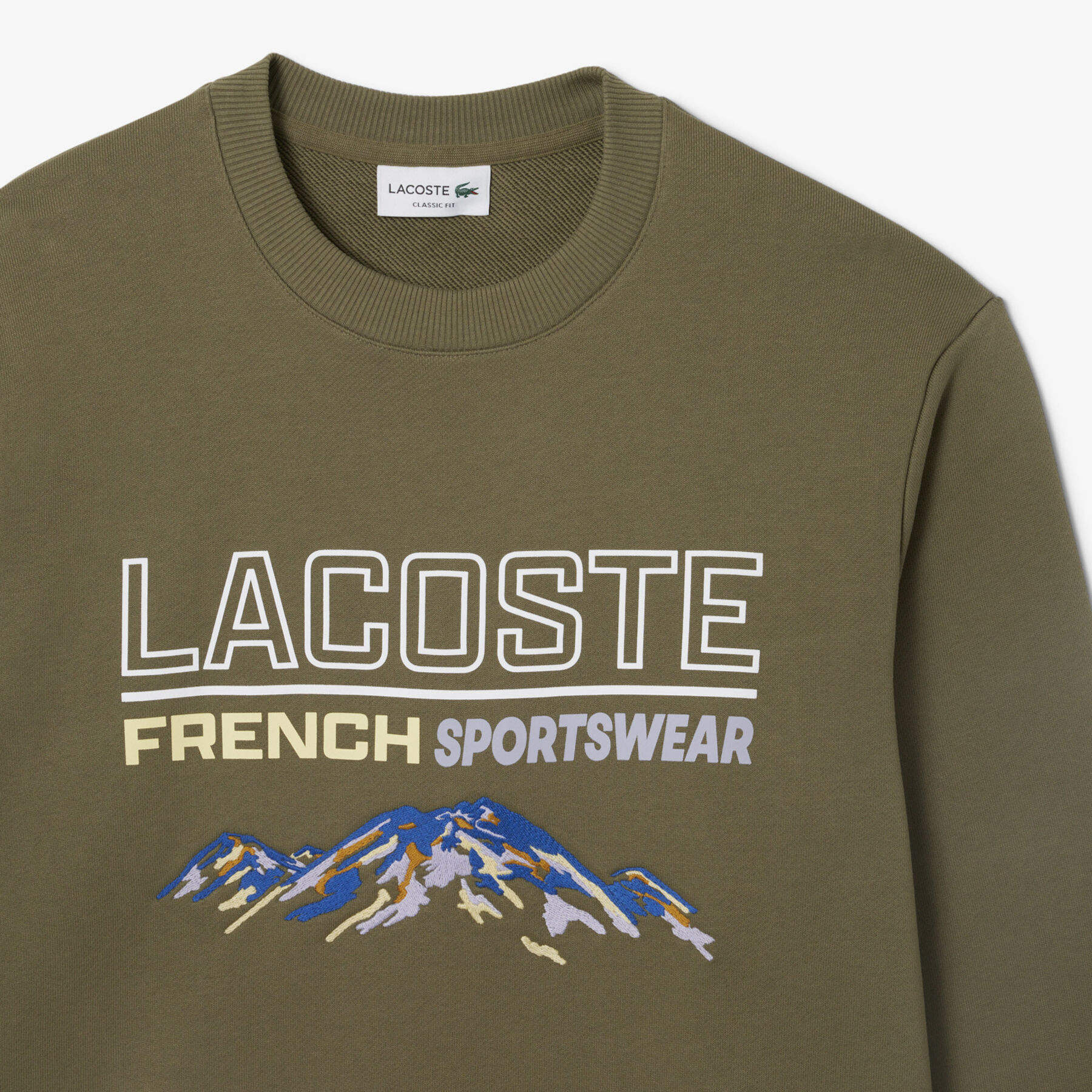 Embroidered Motif Fleece Sweatshirt Embroidered Motif Fleece Sweatshirt - SH5884-00-E9F