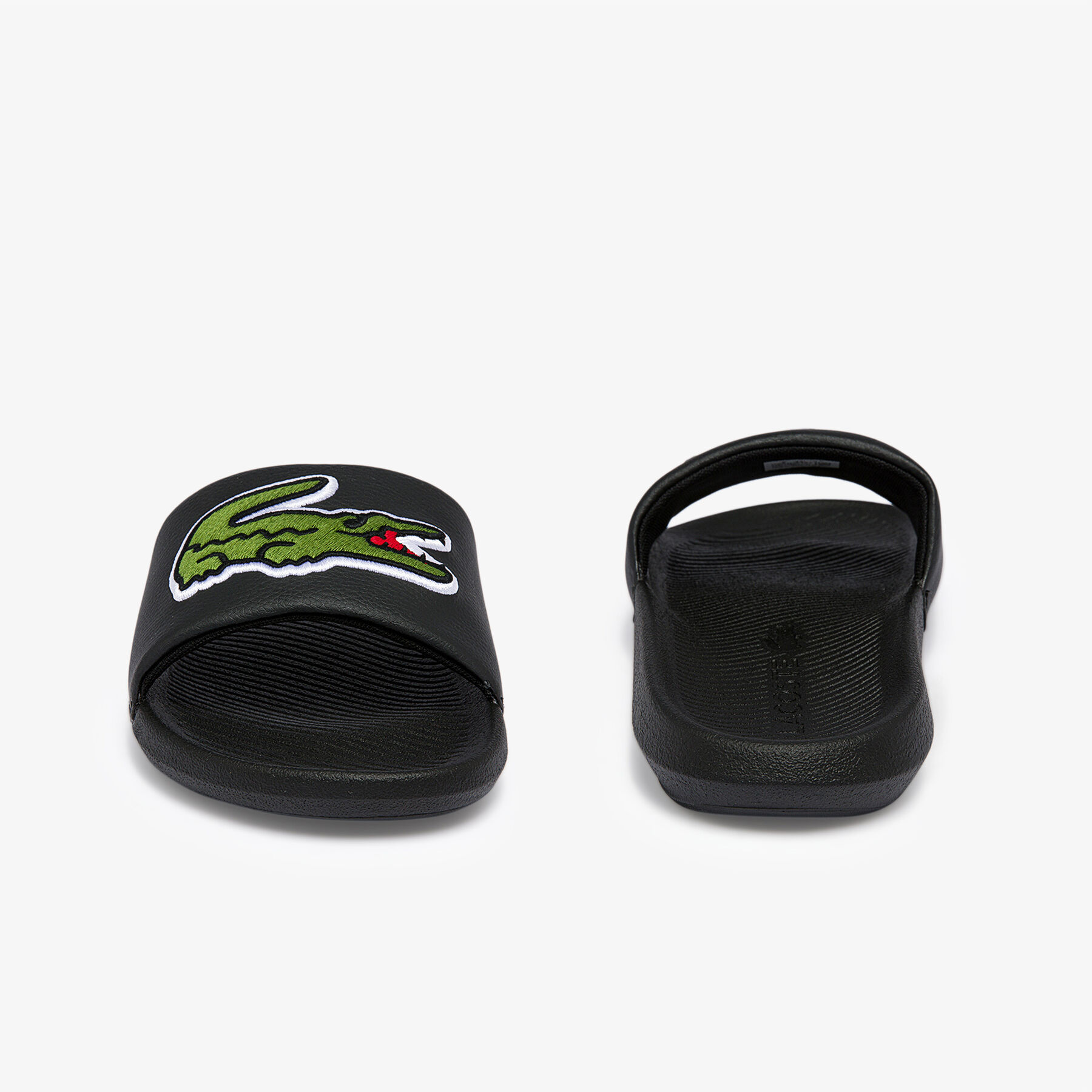 Men's Croco Synthetic Slides lacoste men s croco synthetic slides