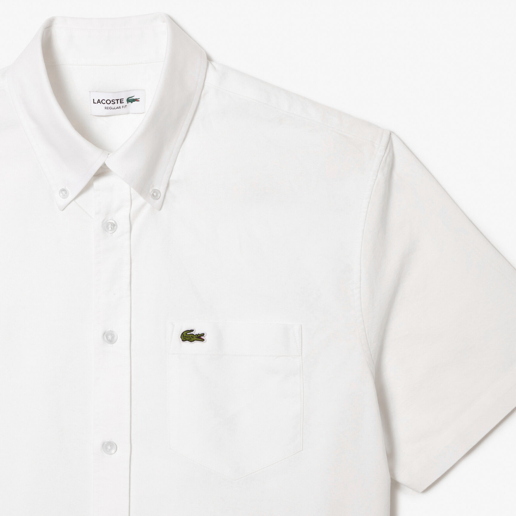 قميص أكسفورد بقصّة عادية وأكمام قصيرة Regular Fit Short Sleeved Oxford Shirt - CH1917-00-001