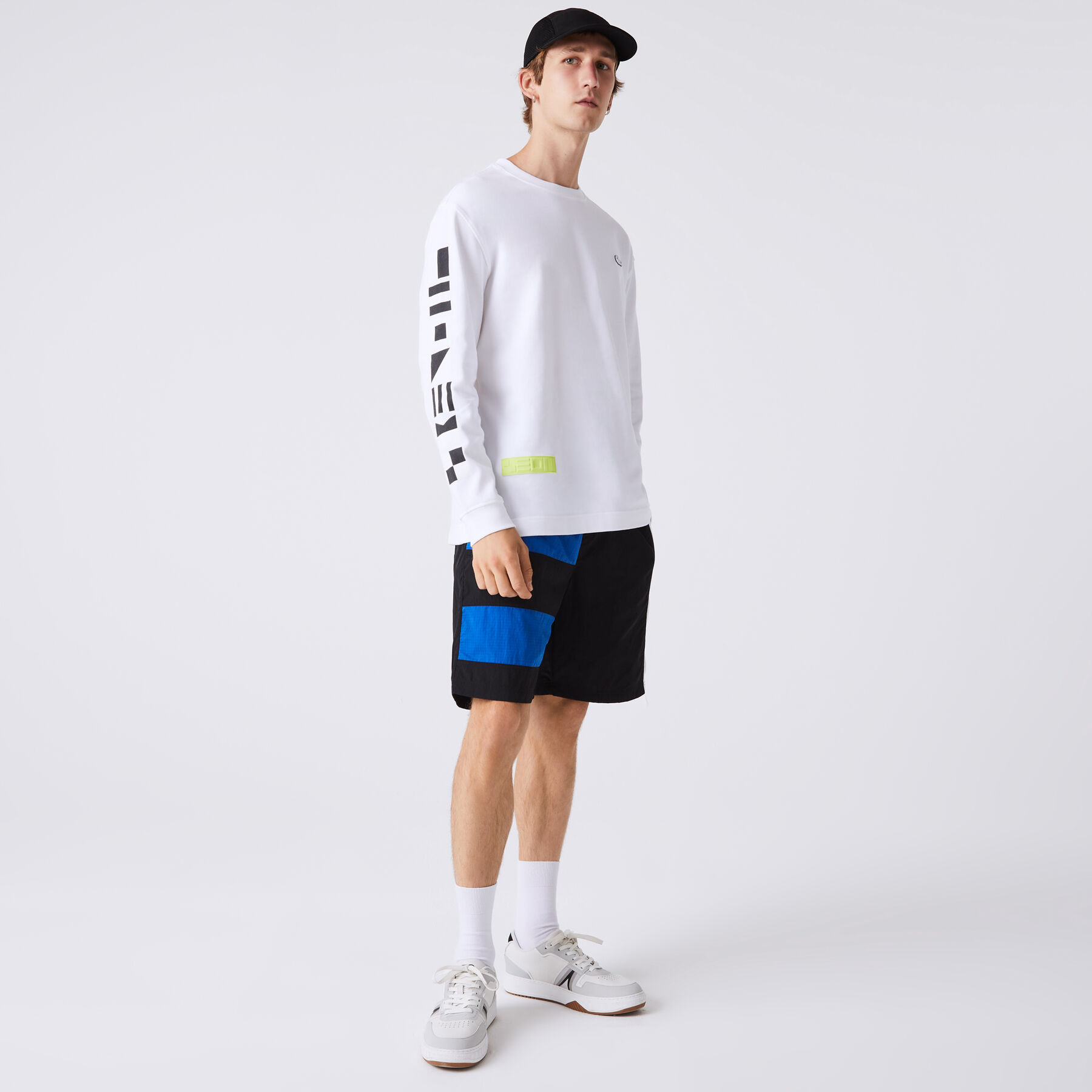 Men's Lacoste Color-block Patchwork Effect Shorts men s lacoste color block patchwork effect shorts