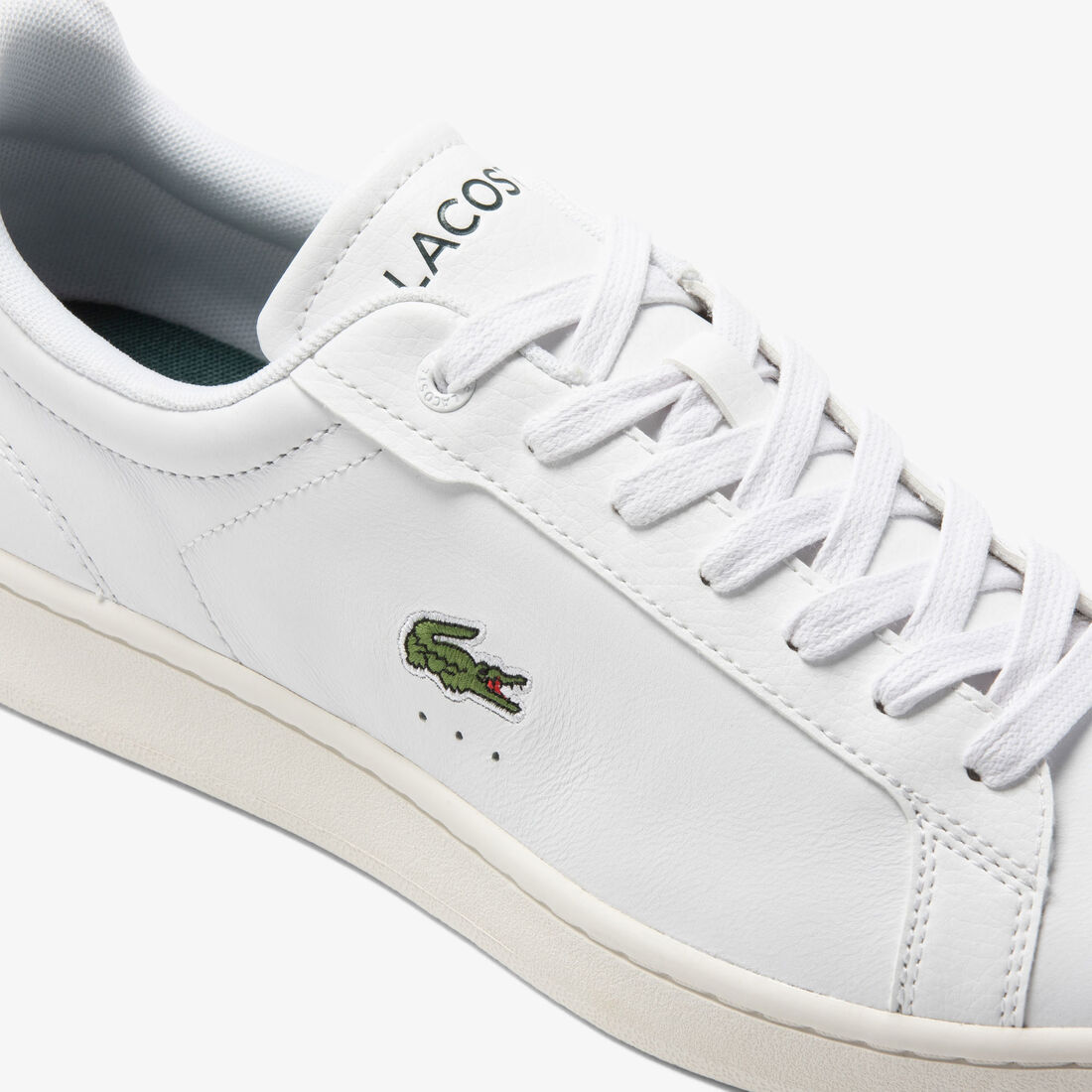 سنيكرز لاكوست كارنابي برو جلد فاخر للرجال Men's Lacoste Carnaby Pro Leather Premium Trainers - 45SMA0112-1R5