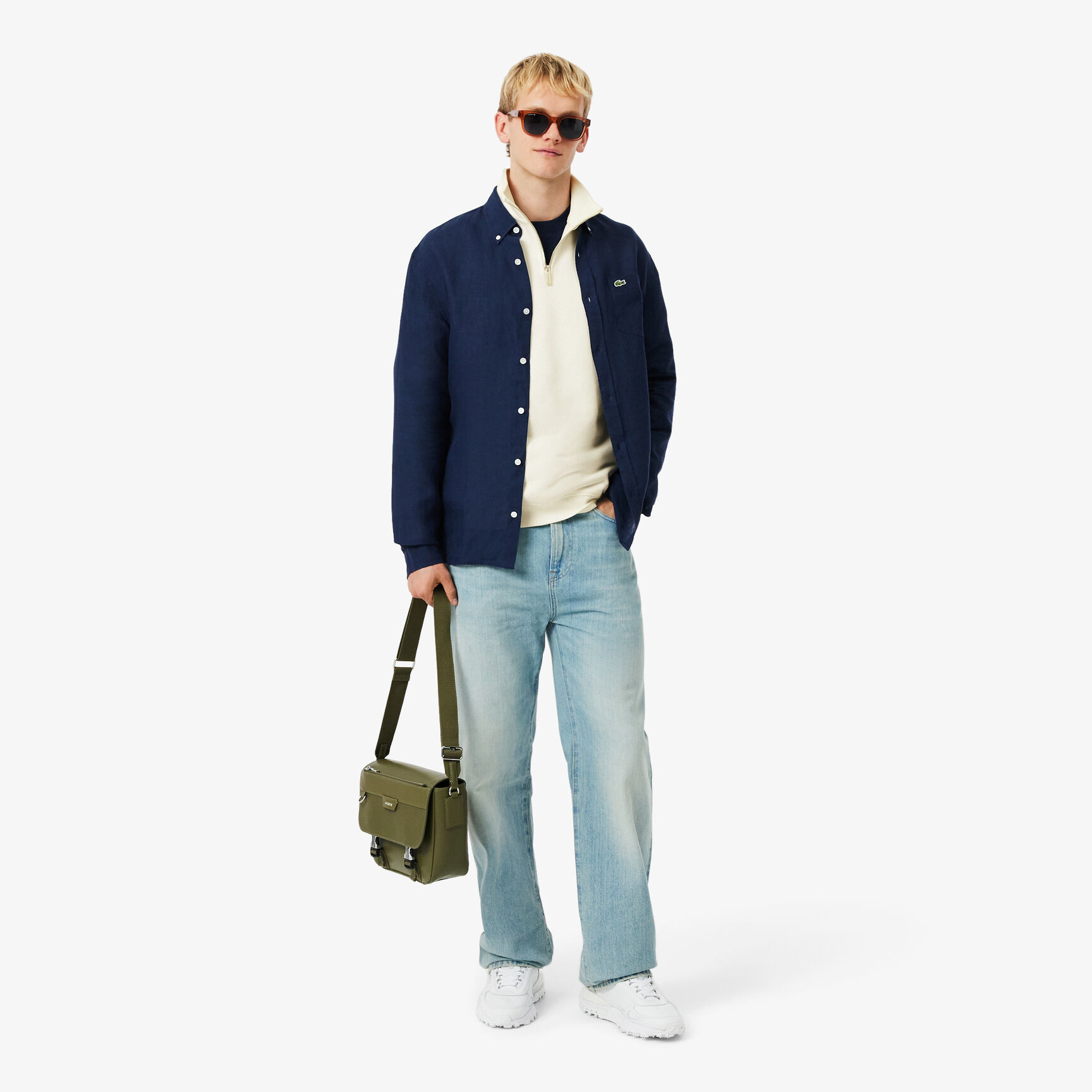 Heavy Fleece Zipper Neck Sweatshirt - SH7759-00-70V