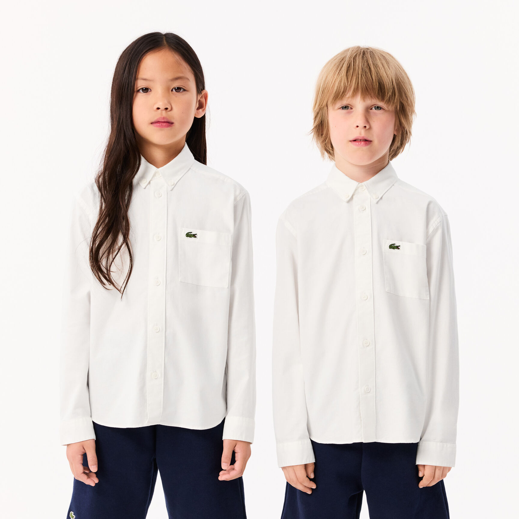 Kids' Lacoste Contrast Pocket Shirt - CJ5296-00-001