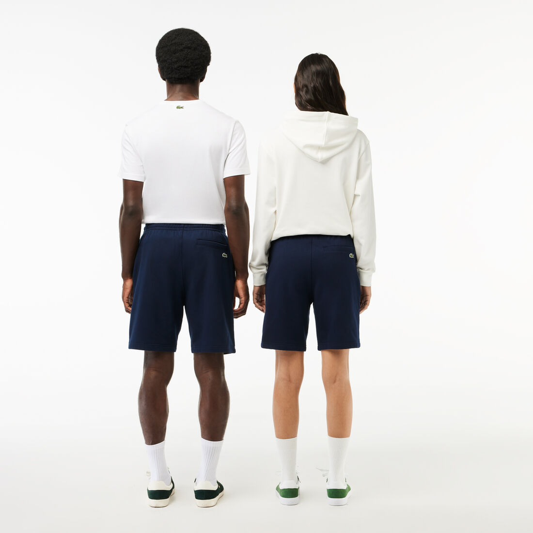 Signature Print Fleece Shorts Lacoste Signature Print Jogger Shorts - GH1220-00-166