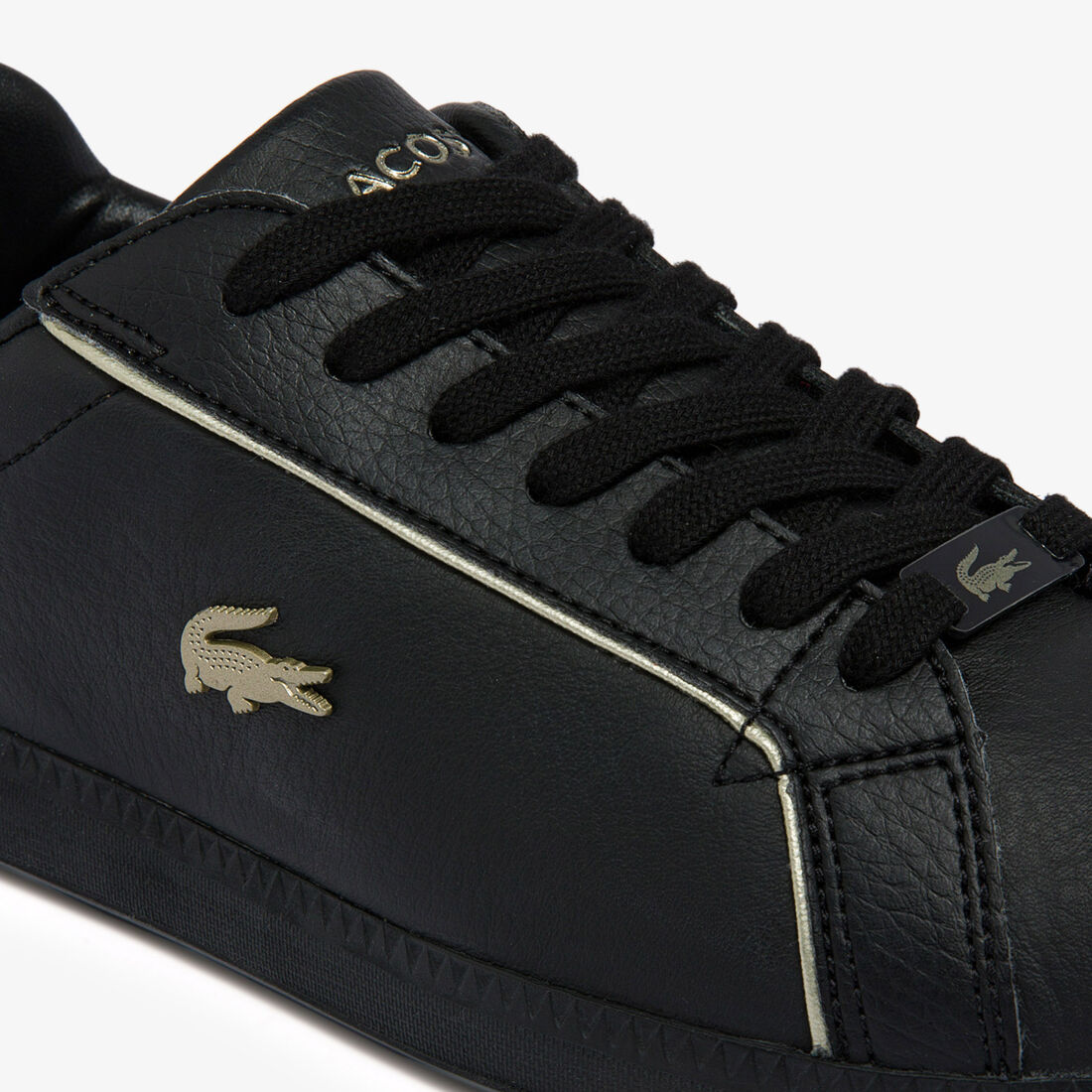 Women's Graduate Leather Metallic Detailing Trainers Women's Graduate Leather Metallic Detailing Trainers