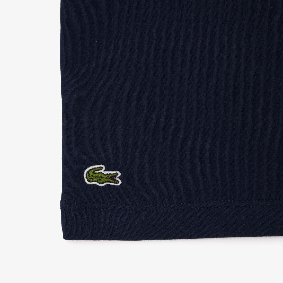 تي شيرت قطني بقصة مريحة وطبعة لاكوست Relaxed Fit Lacoste Print Cotton T-shirt - TJ7737-00-166