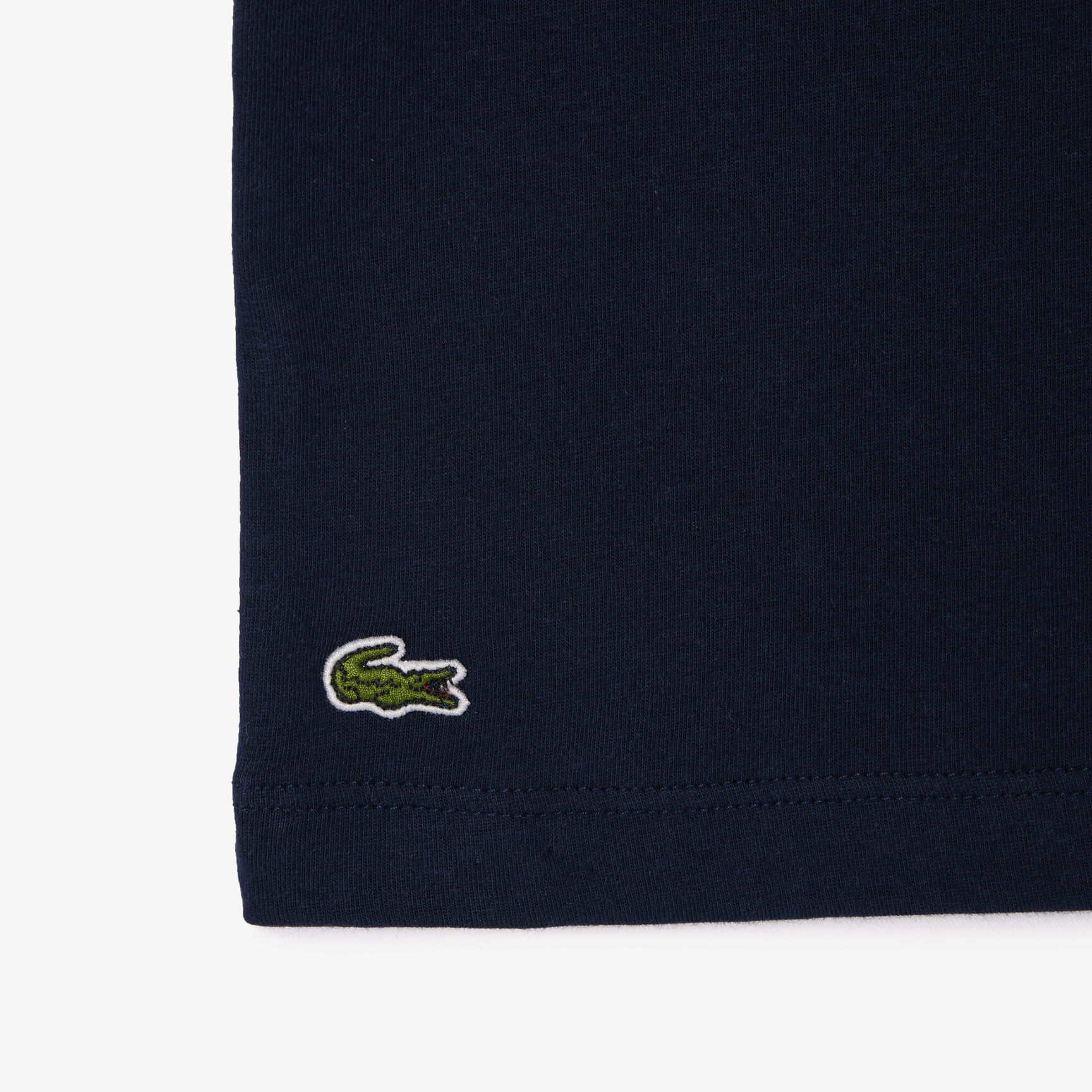 تي شيرت قطني بقصة مريحة وطبعة لاكوست Relaxed Fit Lacoste Print Cotton T-shirt - TJ7737-00-166