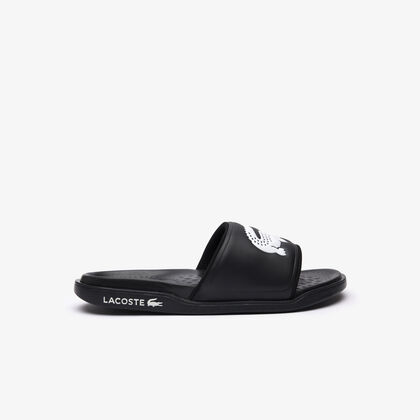 Men's Croco Dualiste Synthetic Logo Strap Slides