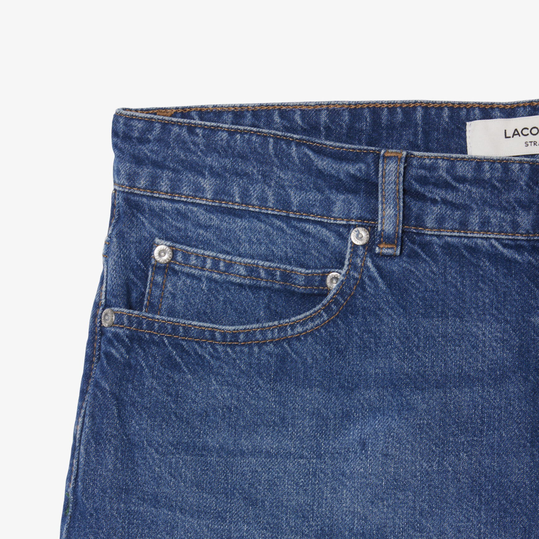 شورت برمودا جينز بقصّة مستقيمة Straight Fit Denim Bermuda Shorts - FH9932-00-MK9