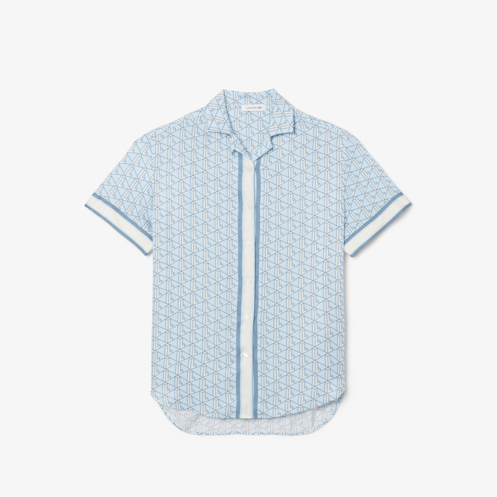 Oversized Monogram Print Shirt - CF0495-00-EIB