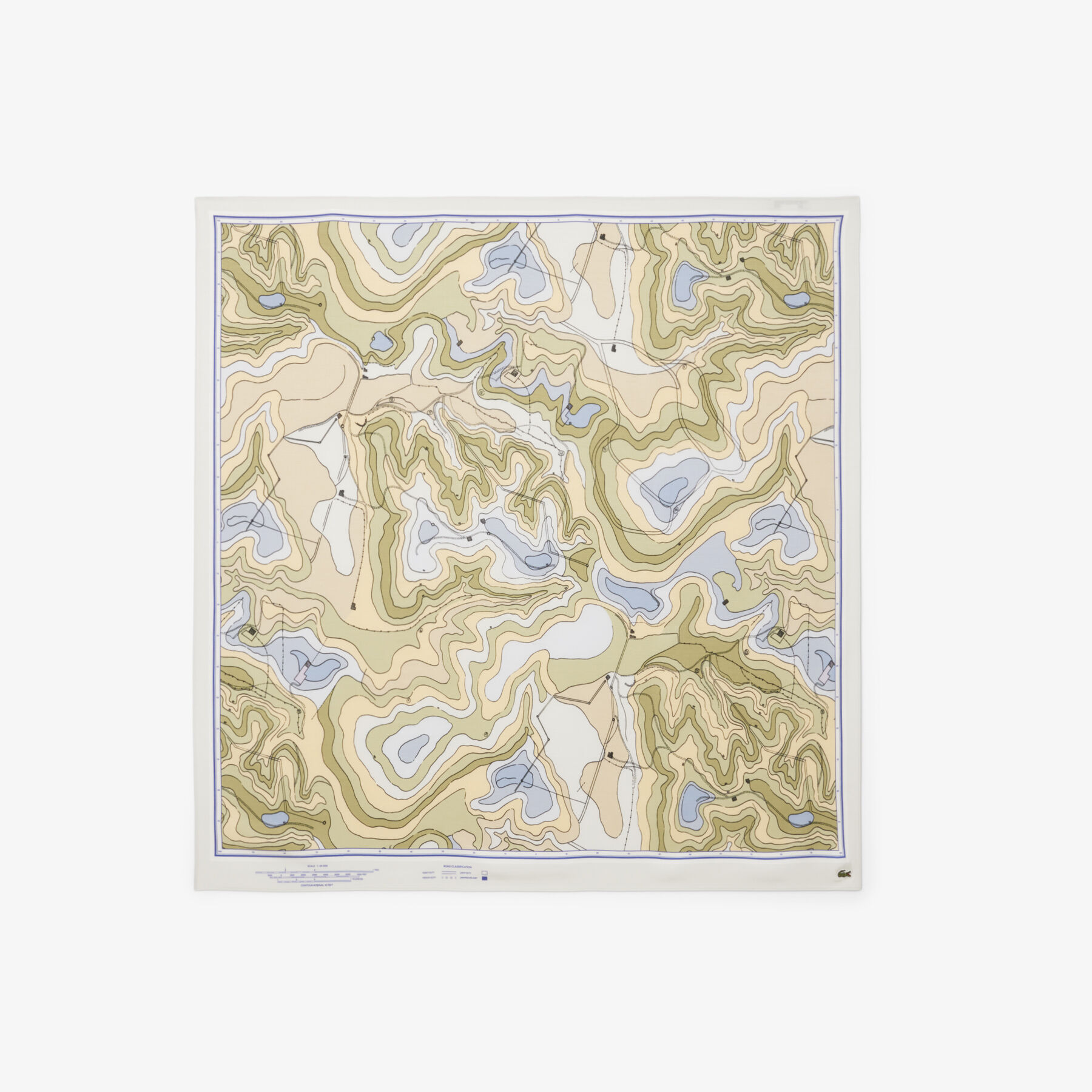 وشاح بطبعة شانتاكو Chantaco Print Scarf - RE7761-00-87I