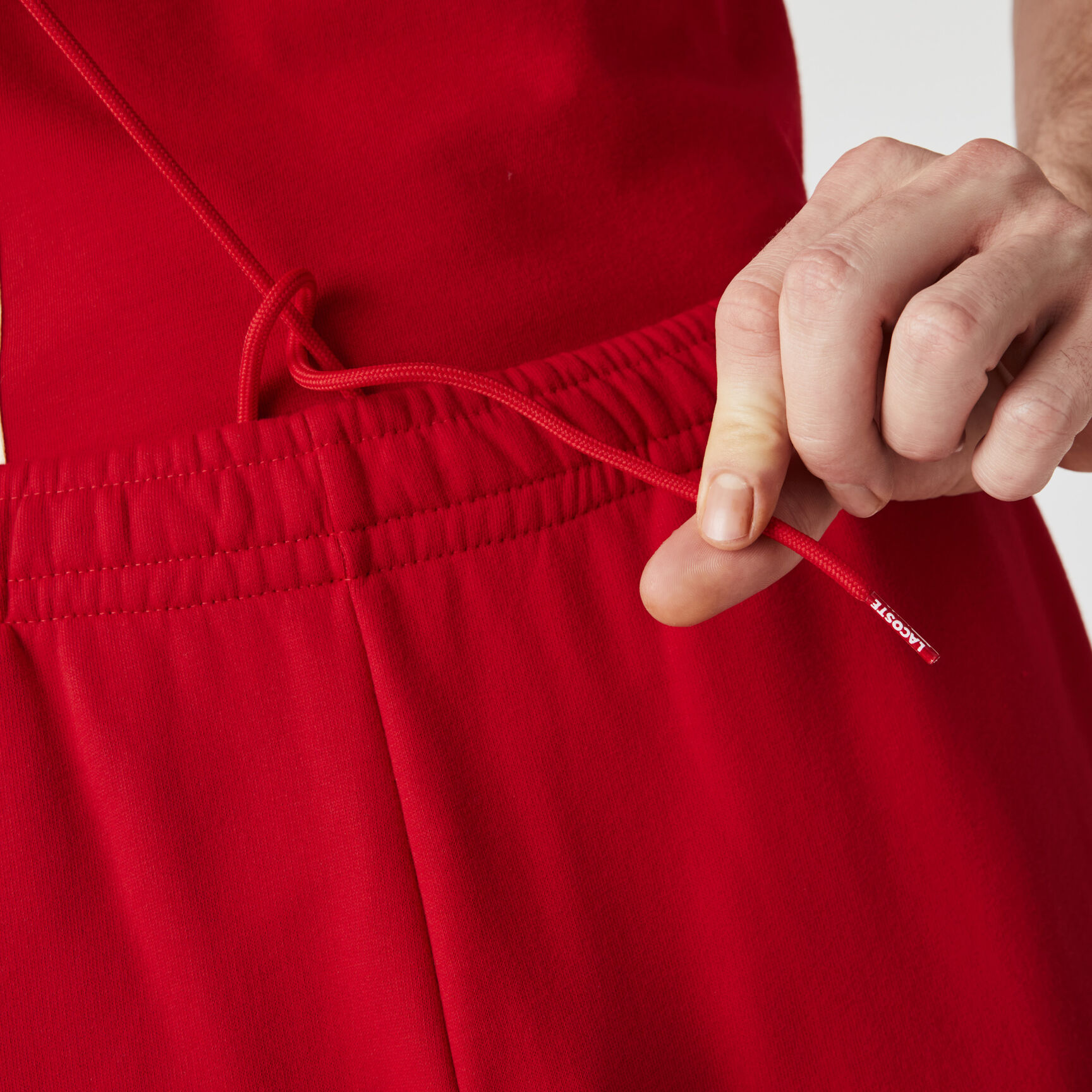 Men's Lettered Colorblock Fleece Tracksuit Pants