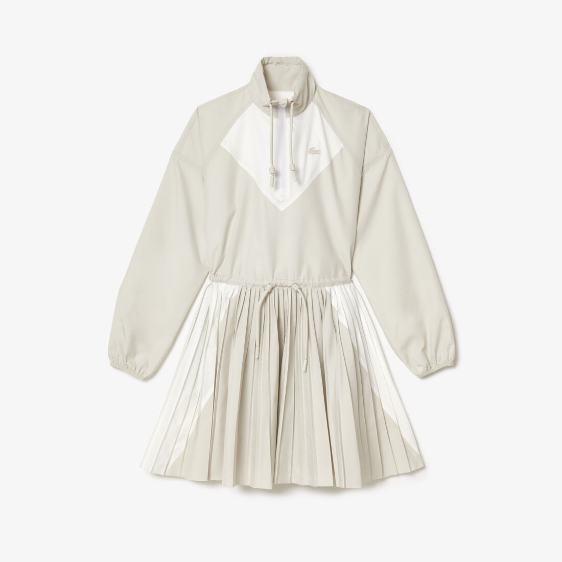 فستان ملون بأكمام طويلة Long-Sleeved Colourblock Dress - EF3250-00-IAQ