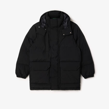 Water-repellent Mid Length Puffed Jacket