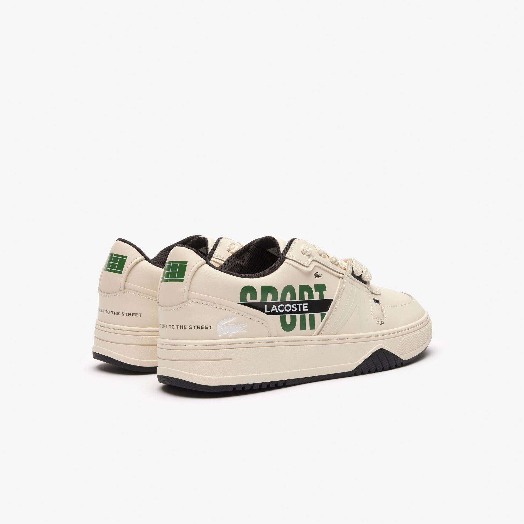 سنيكرز L001 مزين باسم الماركة للرجال Men's L001 Branded Trainers - 46SMA0048-2G9