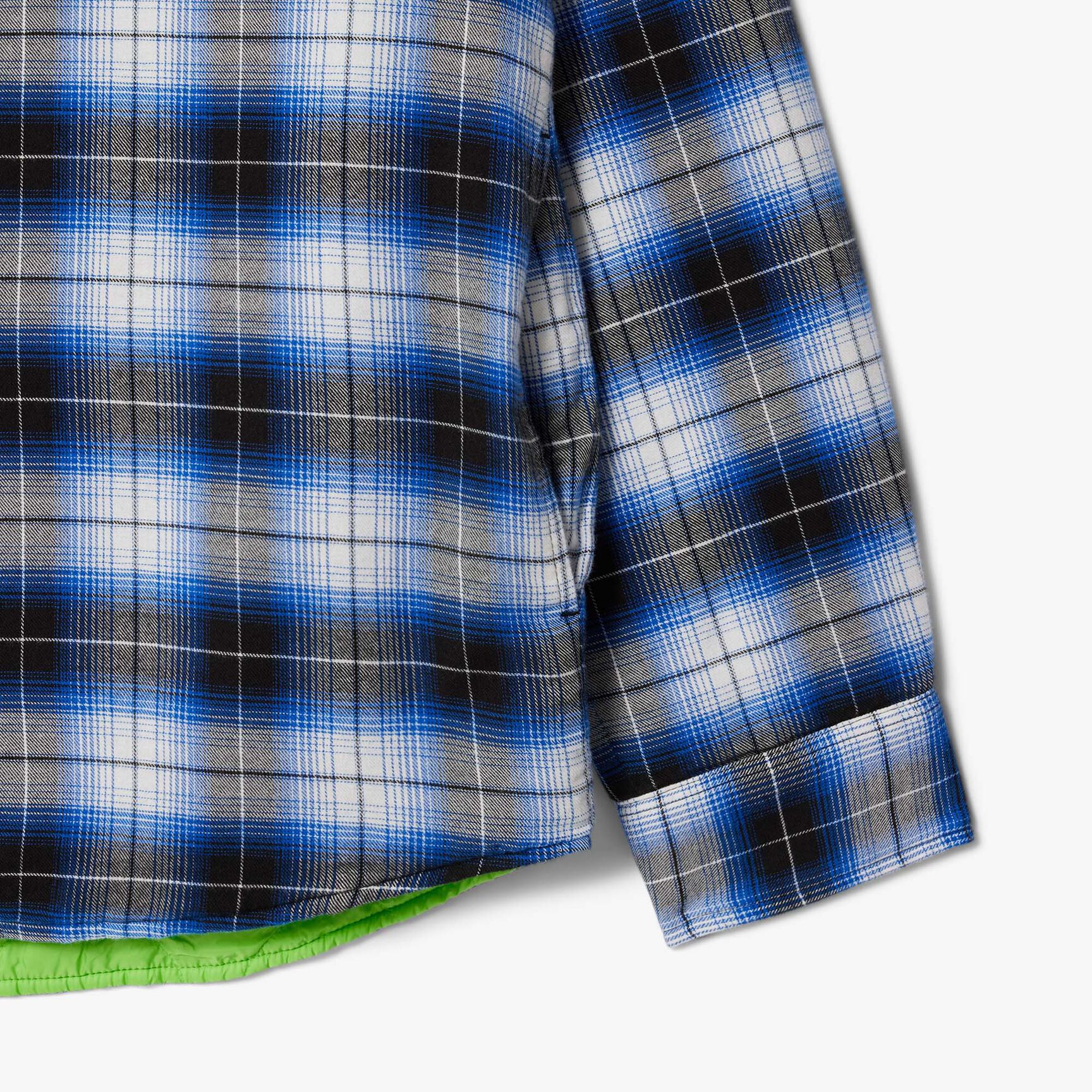 Oversized Plaid Overshirt - CH3499-00-WT5