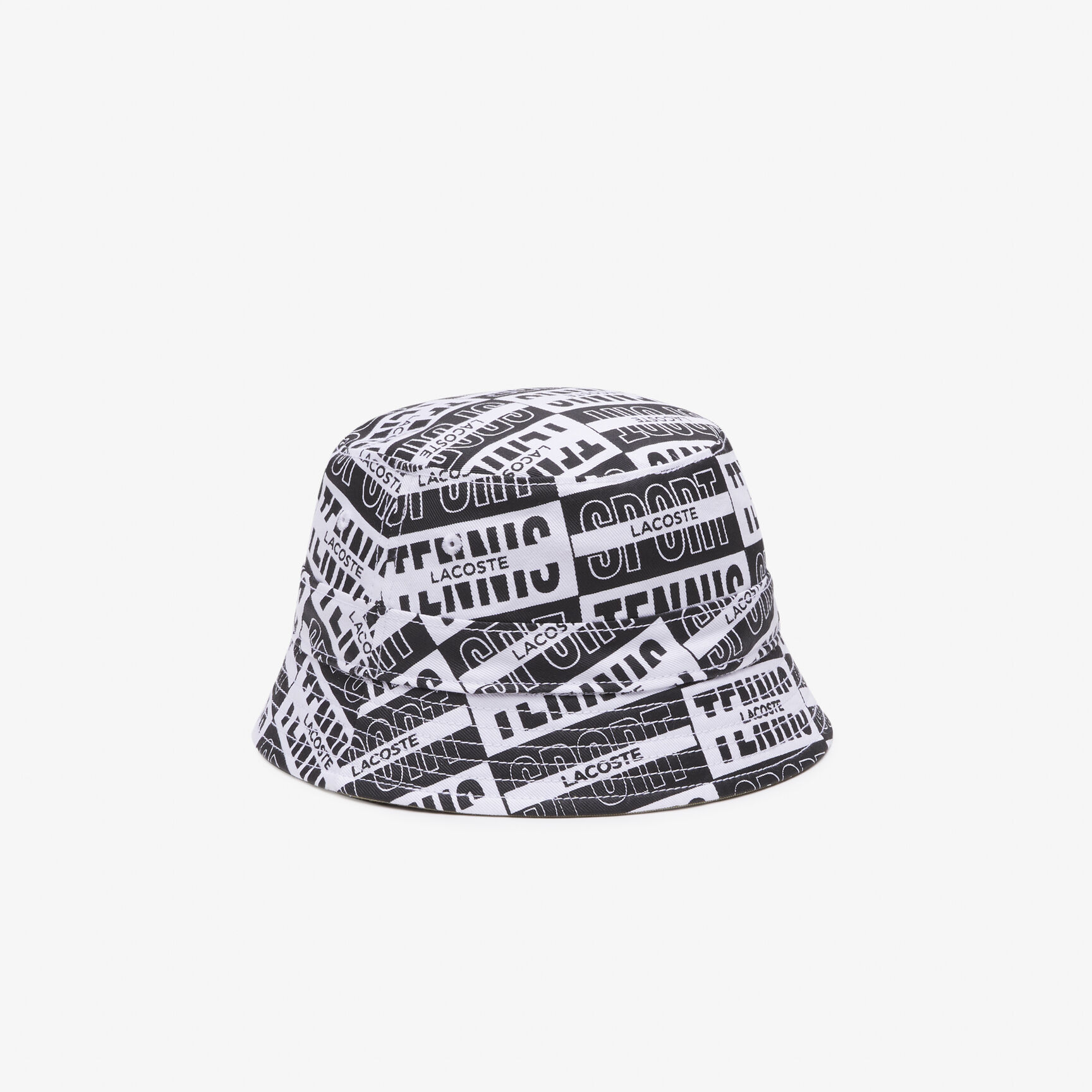 قبعة جوكي قطن تويل مقسمة بألوان Reversible Printed Cotton Bucket Hat - RK1487-00-PCI