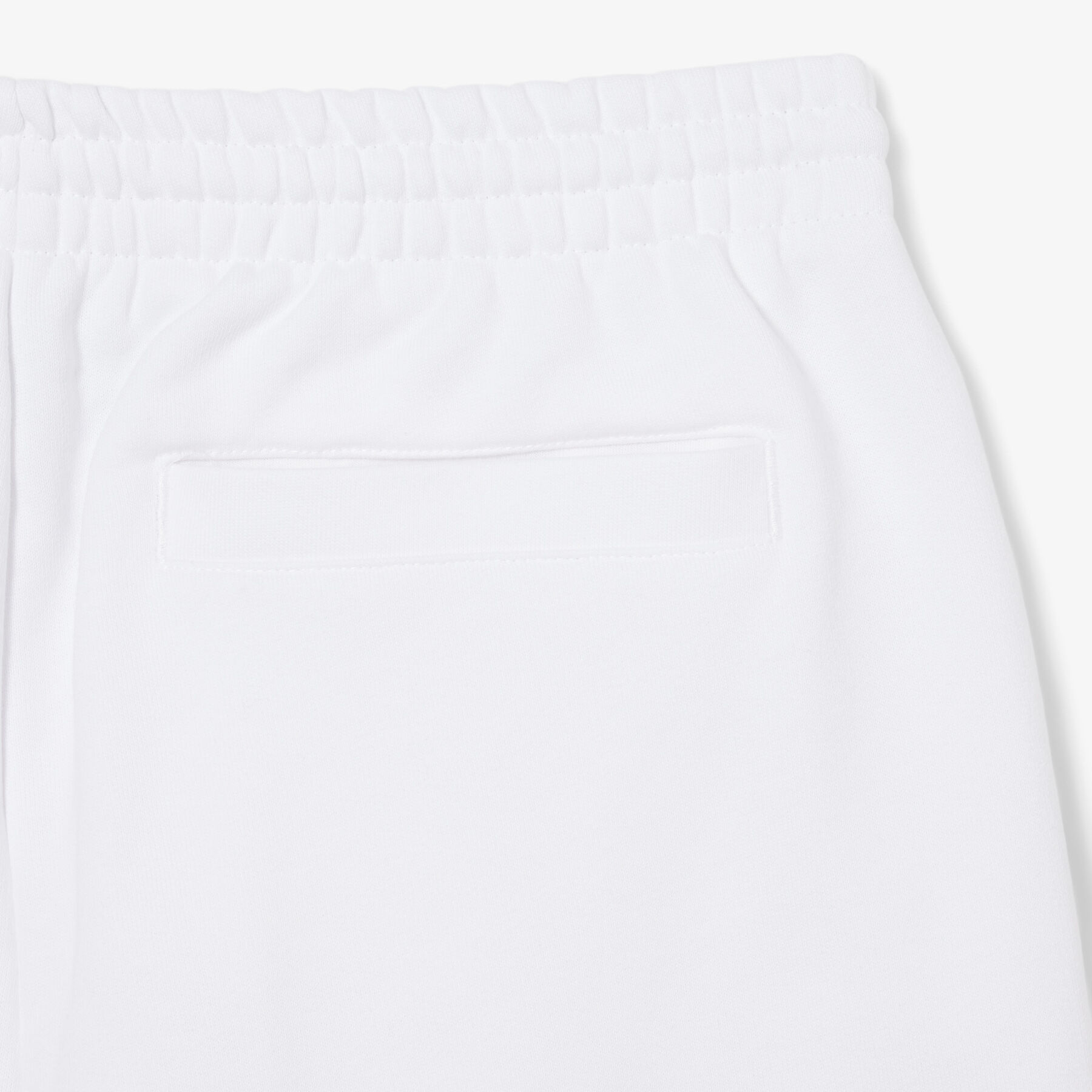 lacoste regular fit fleece shorts