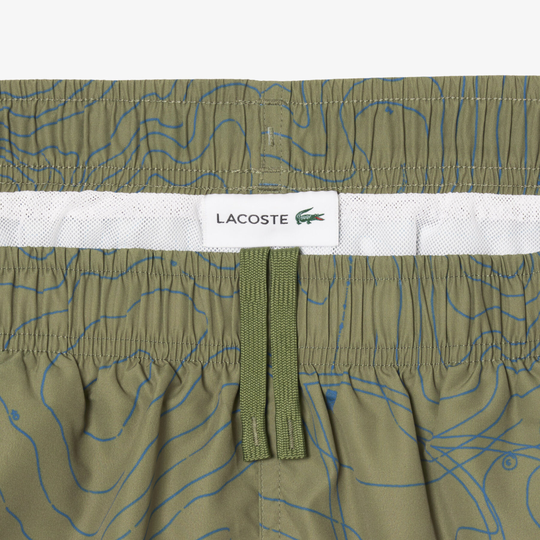 Mid Length Print Swim Trunks lacoste mid length print swim trunks