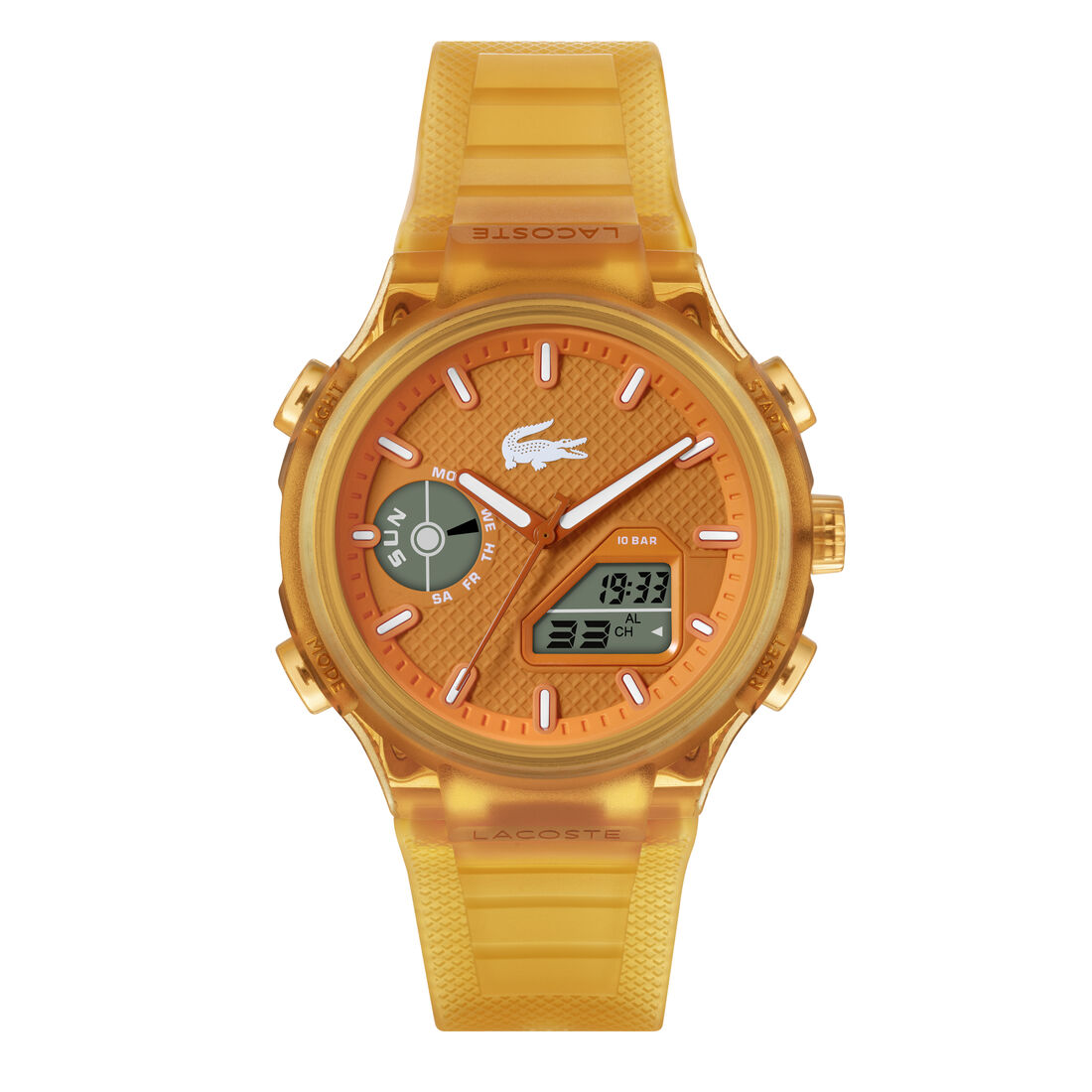 L33 Silicone Strap Watch - 2011431-ORANGE