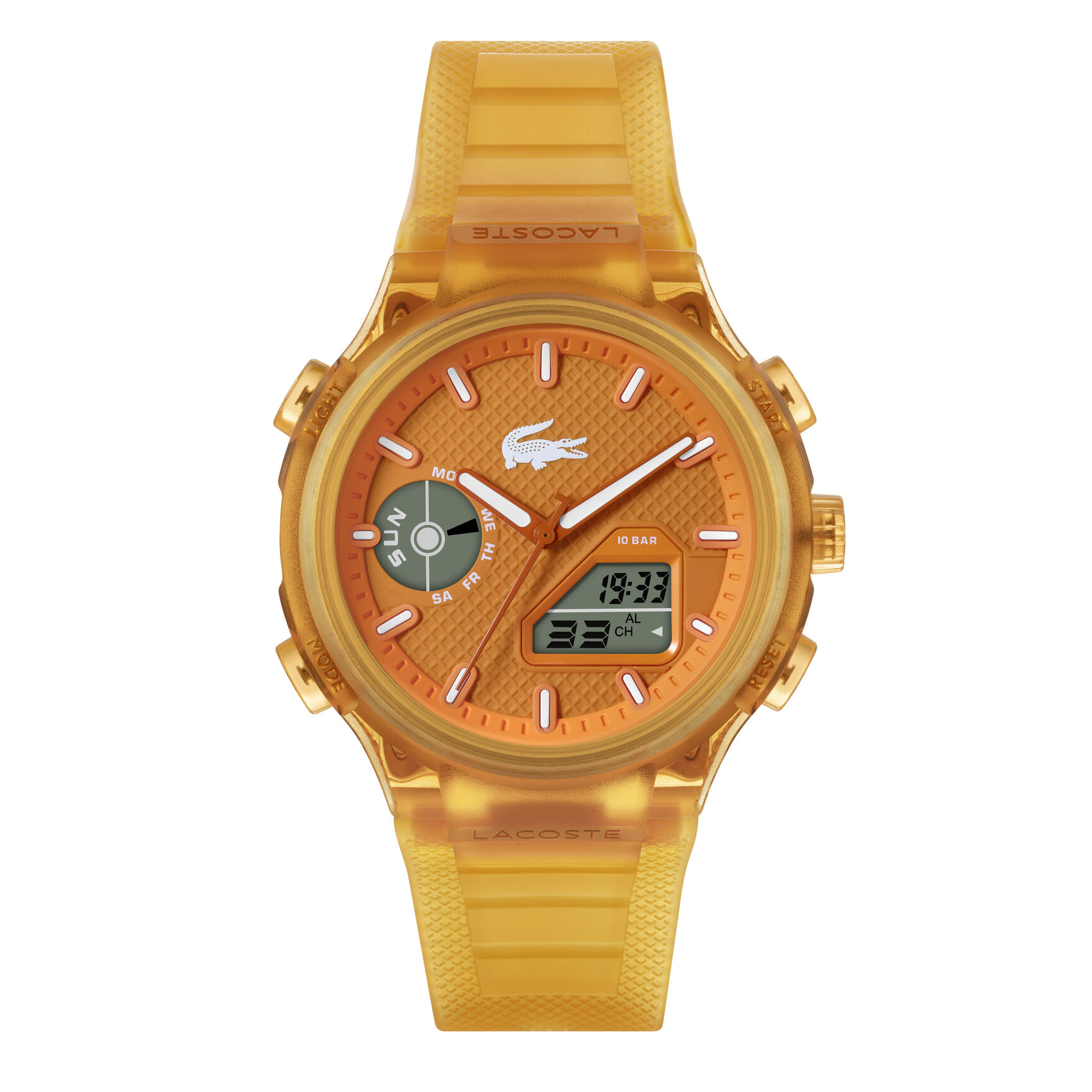 L33 Silicone Strap Watch - 2011431-ORANGE