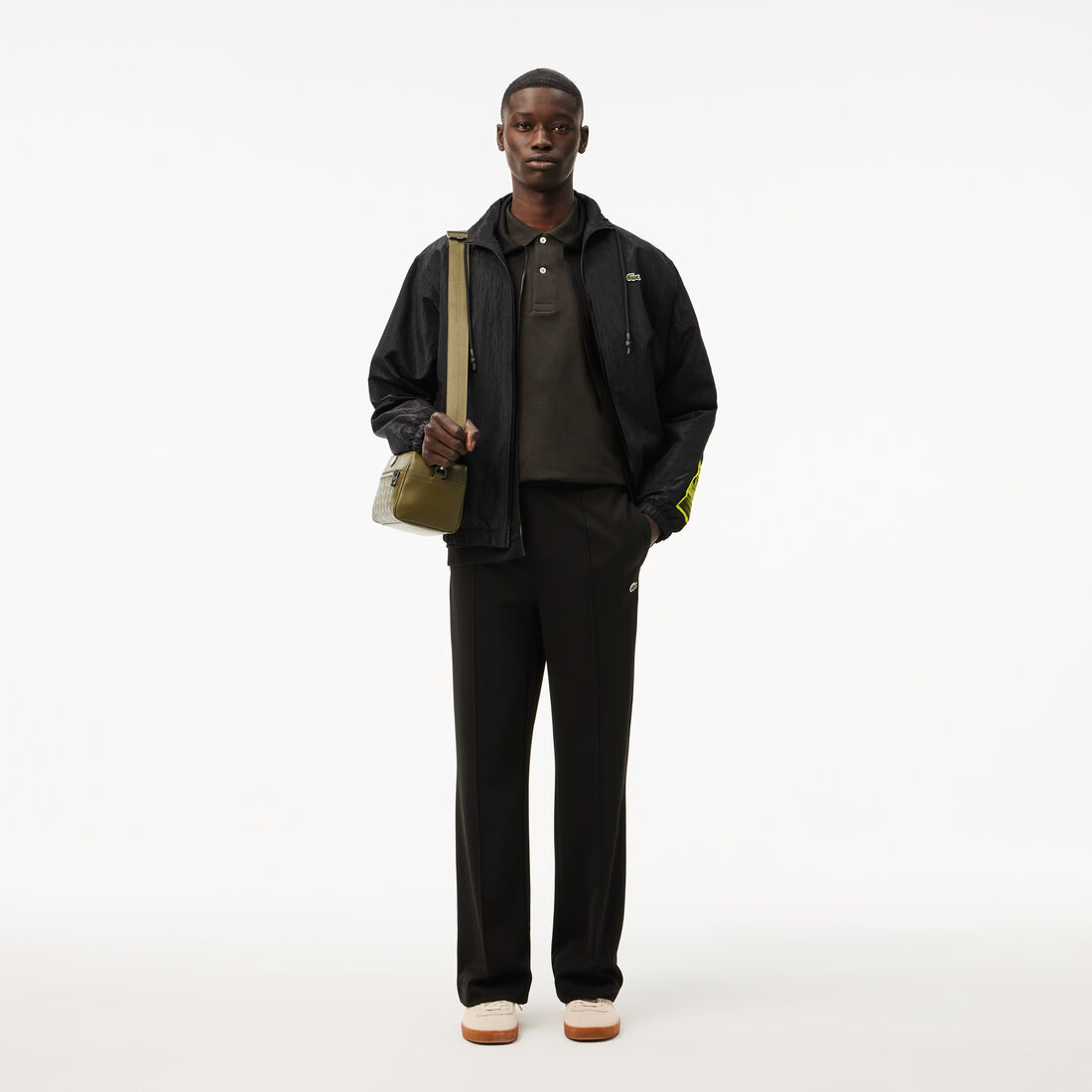 قميص بولو كلاسيكي بأكمام طويلة مقاس L.12.12 Original L.12.12 Long Sleeve Cotton Polo Shirt - L1312-00-L7A