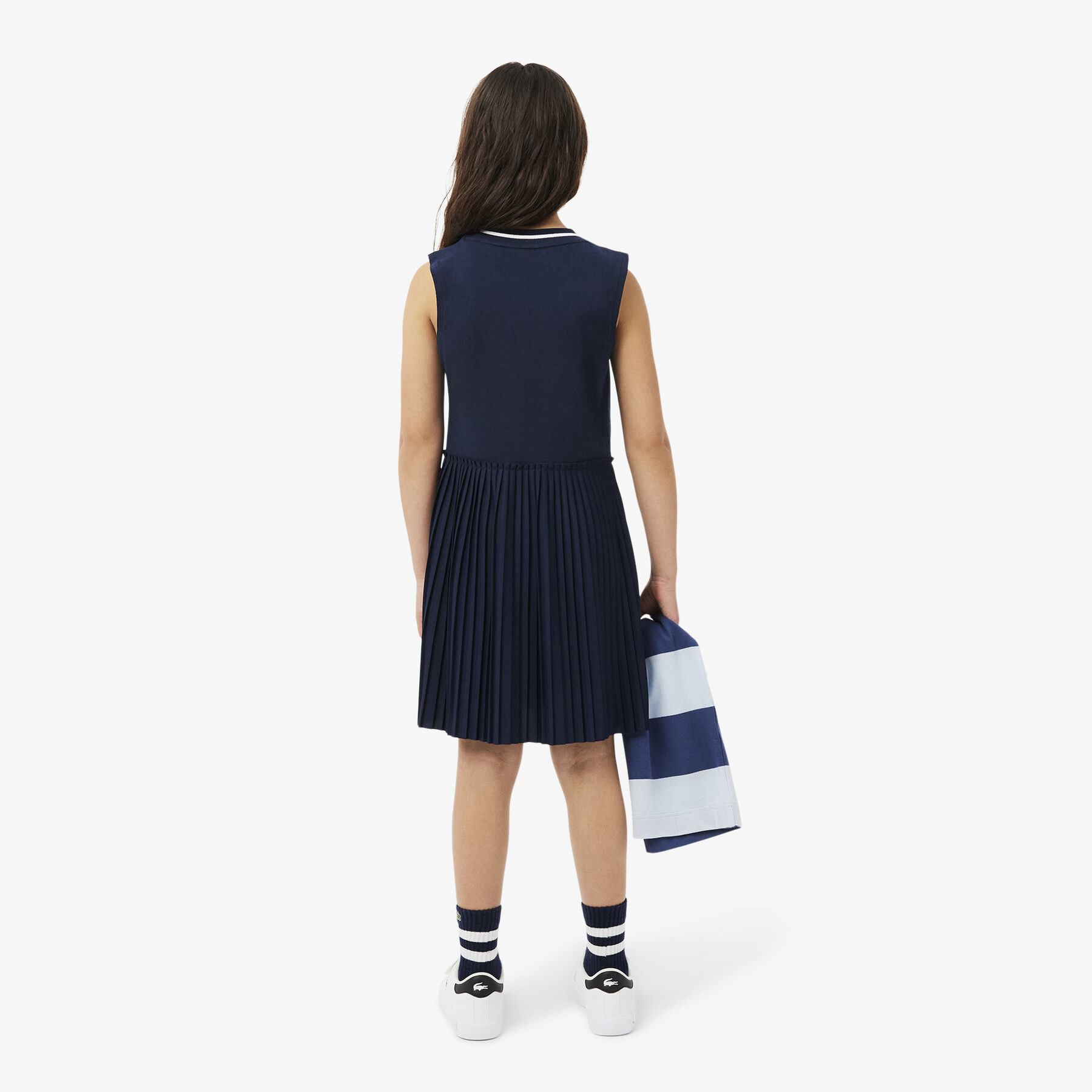 Sleeveless Pleated Jersey Dress - EJ8430-00-166