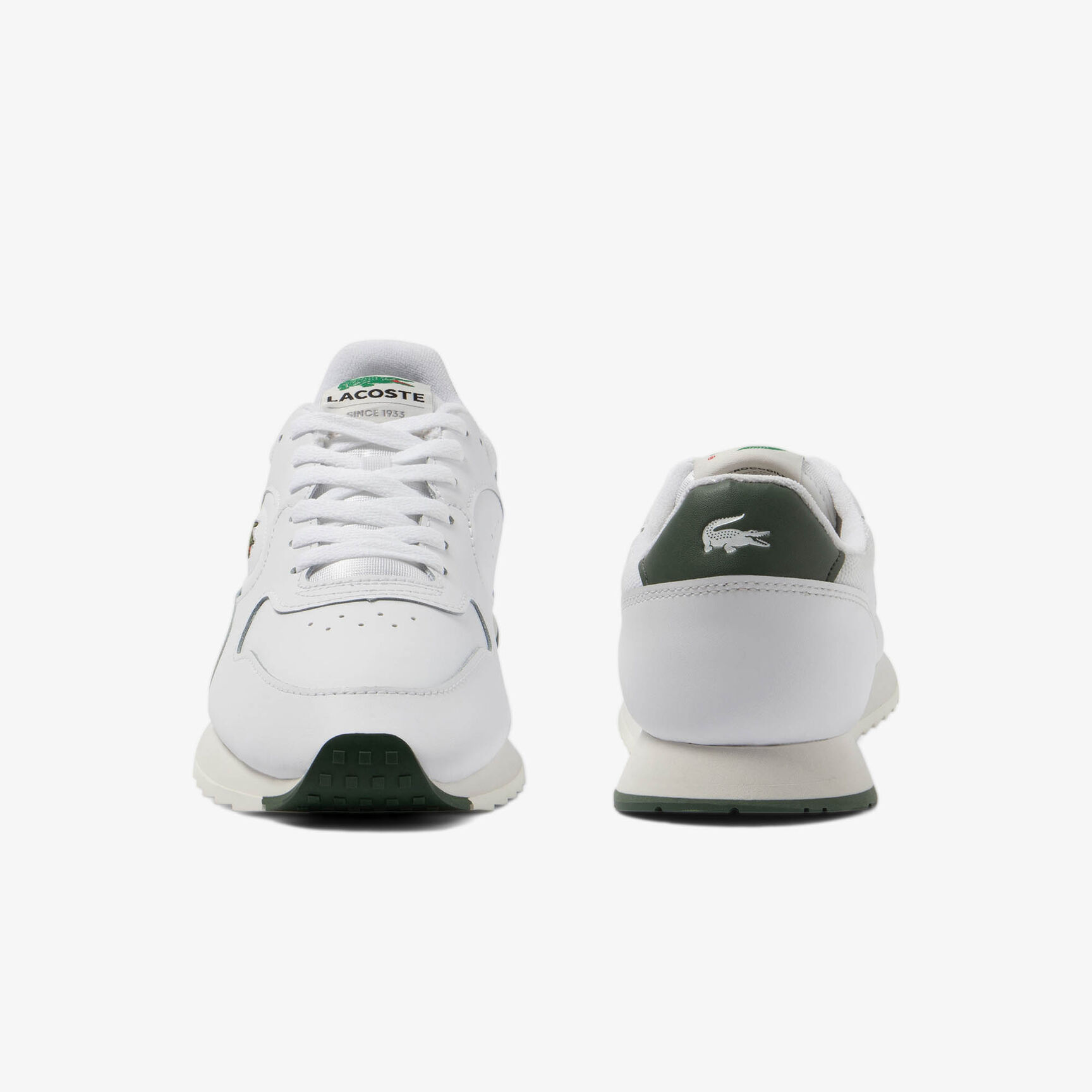 Men's Linetrack Leather Trainers - 46SMA0012-082
