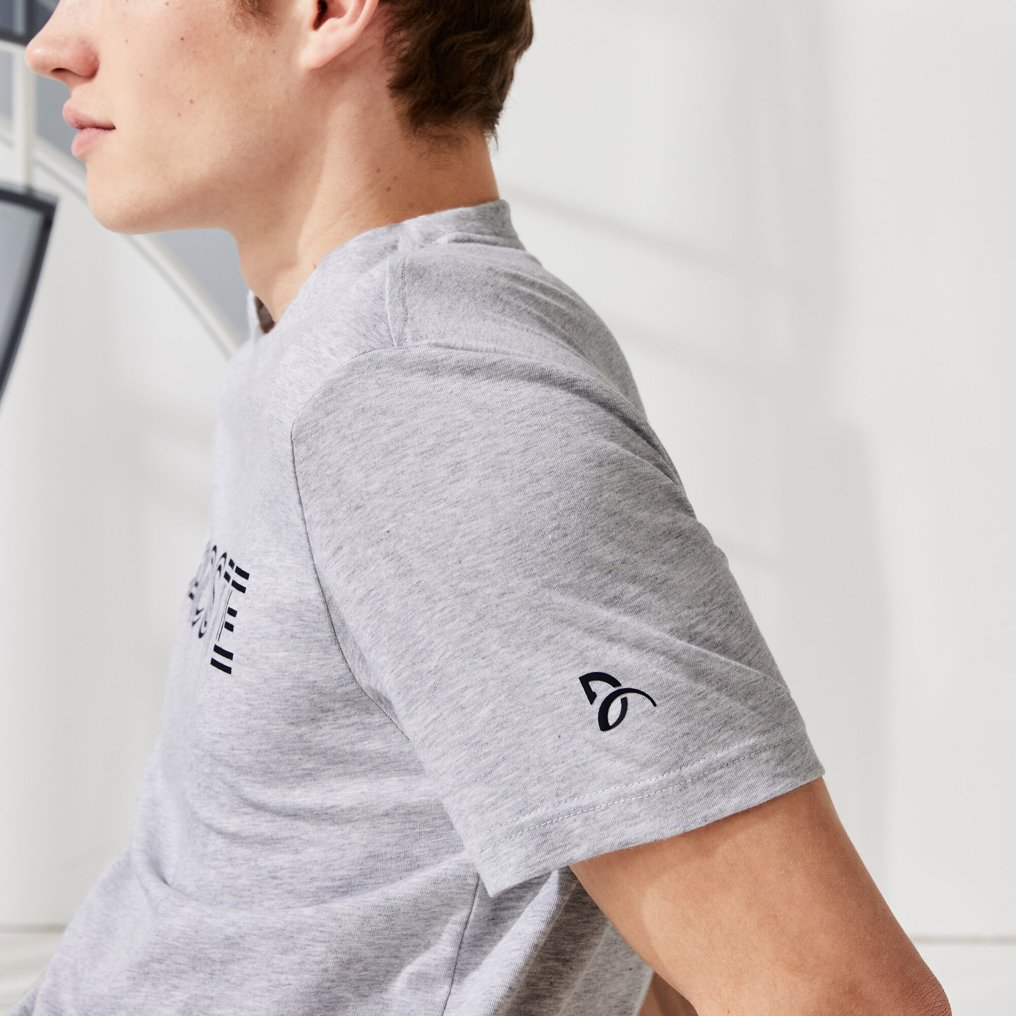 Men’s Lacoste SPORT x Novak Djokovic Breathable Print T-shirt