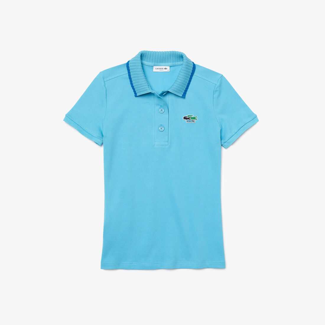 Women’s Lacoste Slim Fit Crocodiles Organic Cotton Piqué Polo Women’s Lacoste Slim Fit Crocodiles Organic Cotton Piqué Polo