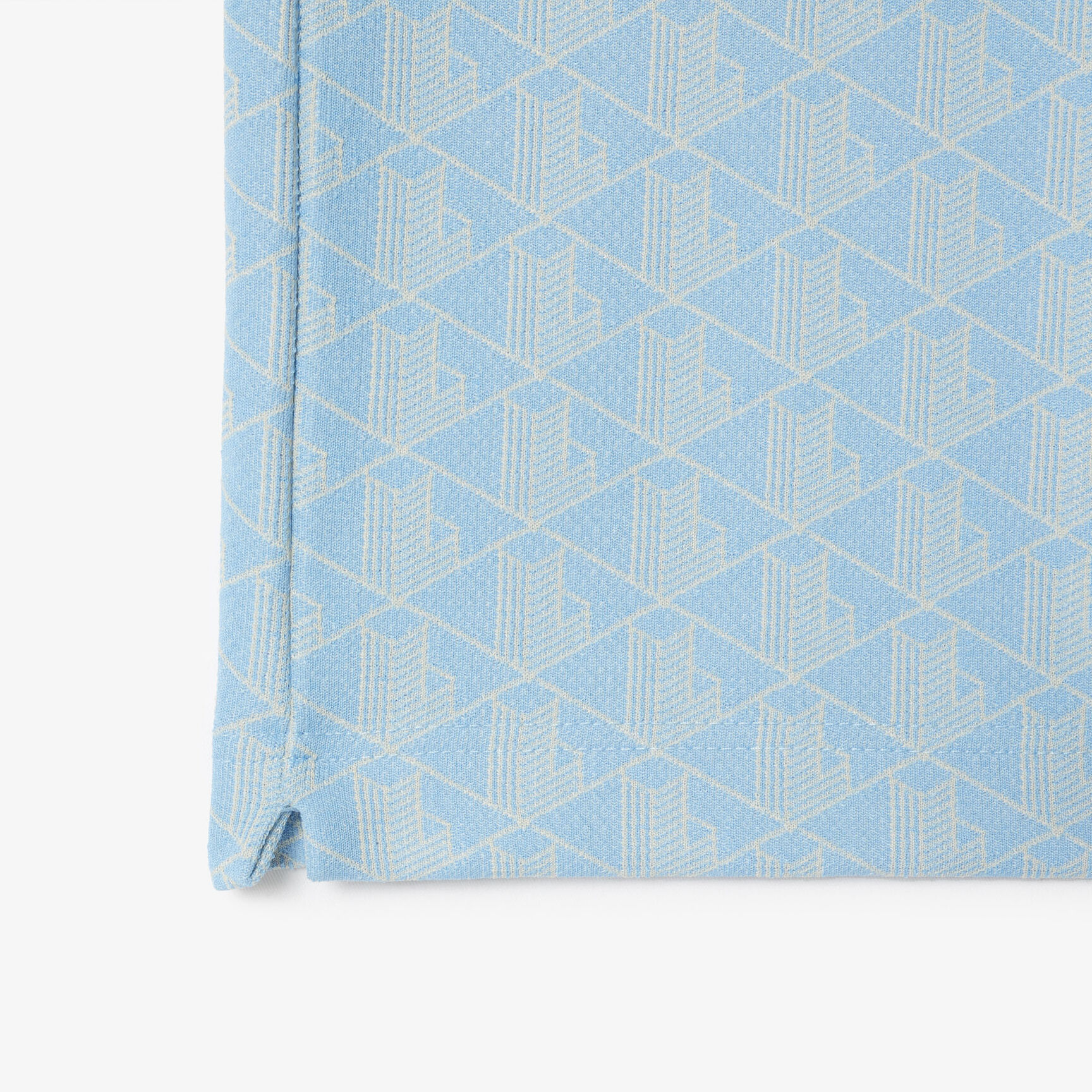 Classic Fit Contrast Collar Monogram Motif Polo Shirt - DH1417-00-WB5