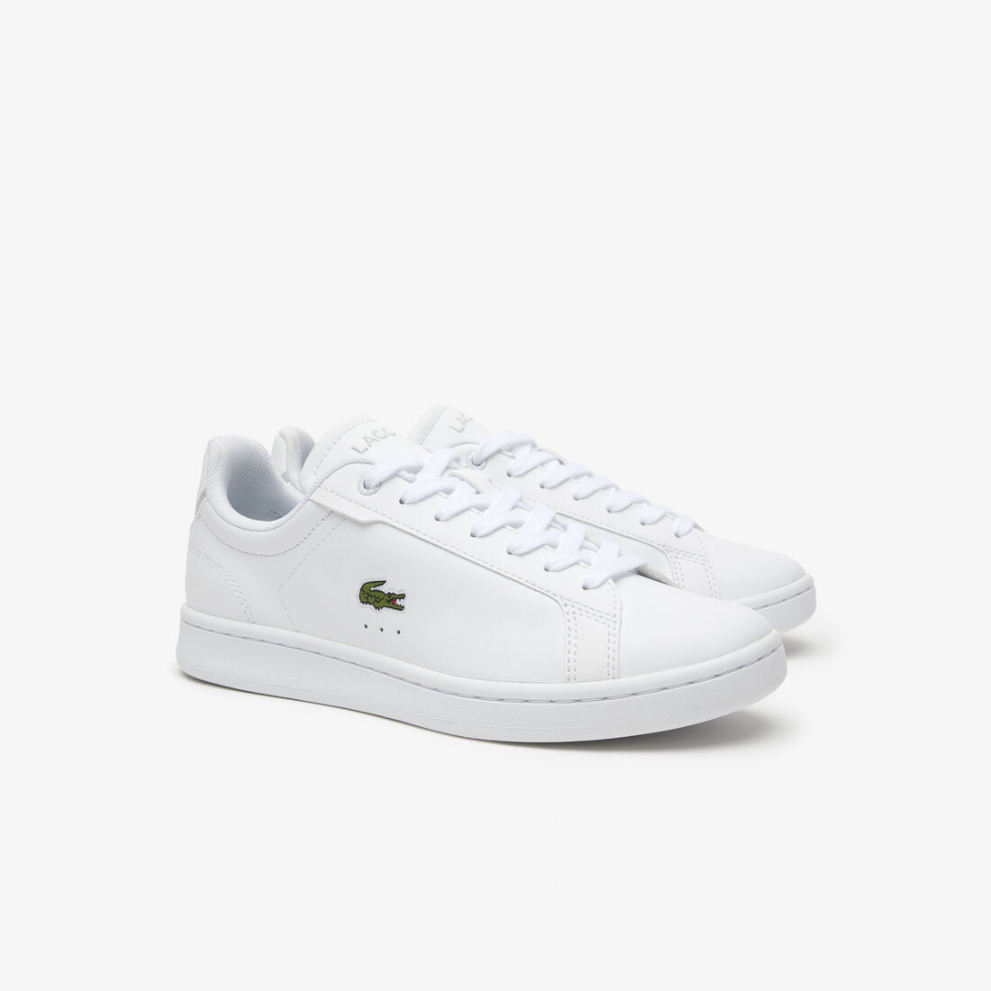 سنيكرز لاكوست كارنابي برو بي ال بنفس اللون جلد نساء Women's Lacoste Carnaby Pro BL Tonal Leather Trainers - 45SFA0083-21G