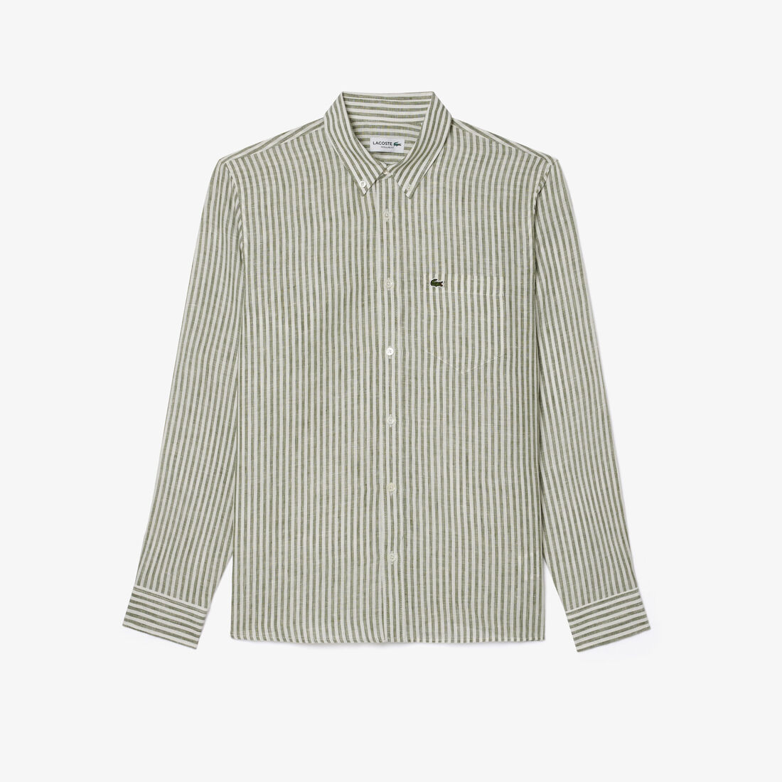 Regular Fit Striped Linen Shirt Regular Fit Linen Shirt - CH6985-00-ICD