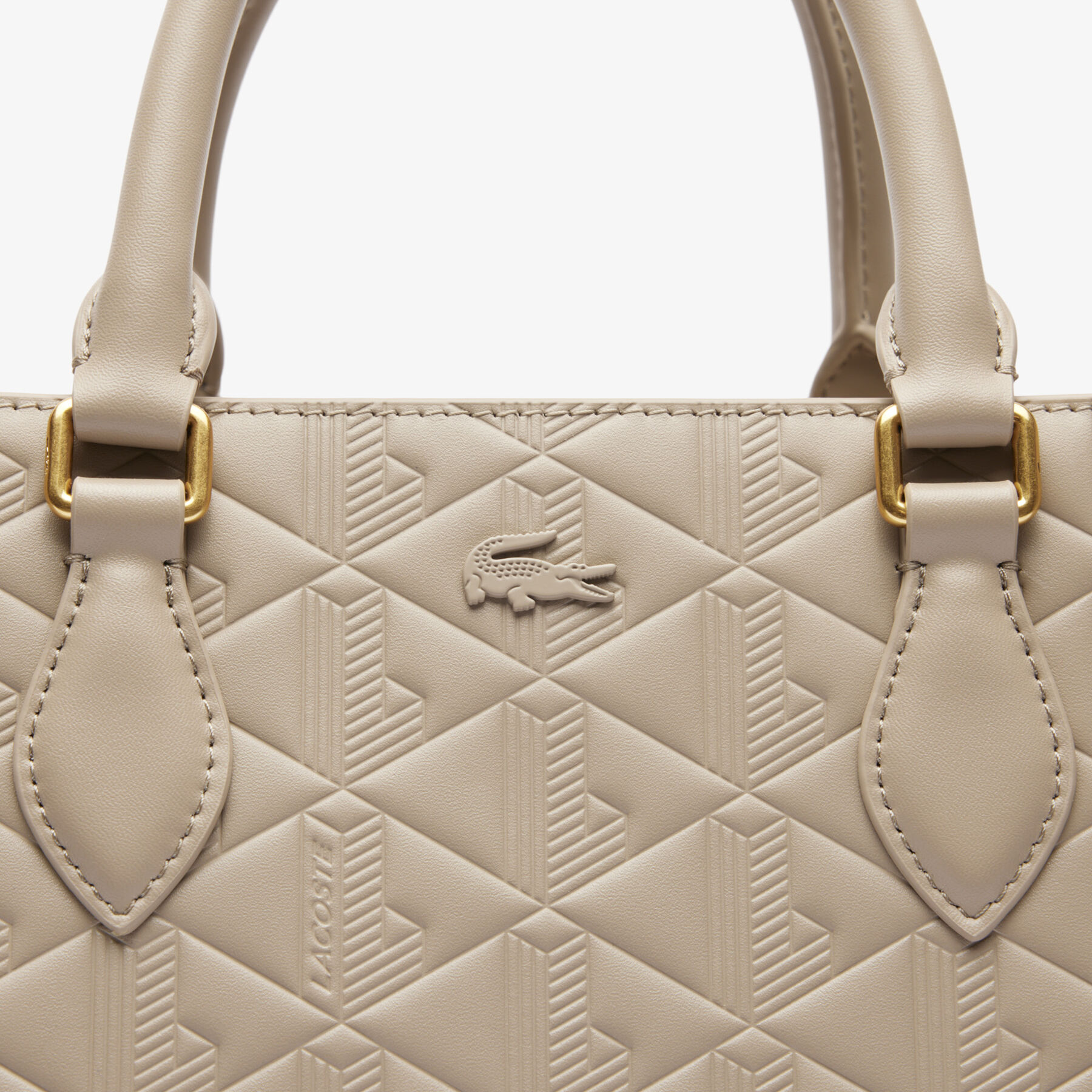 Large Maheki Monogram Tote lacoste large maheki monogram tote