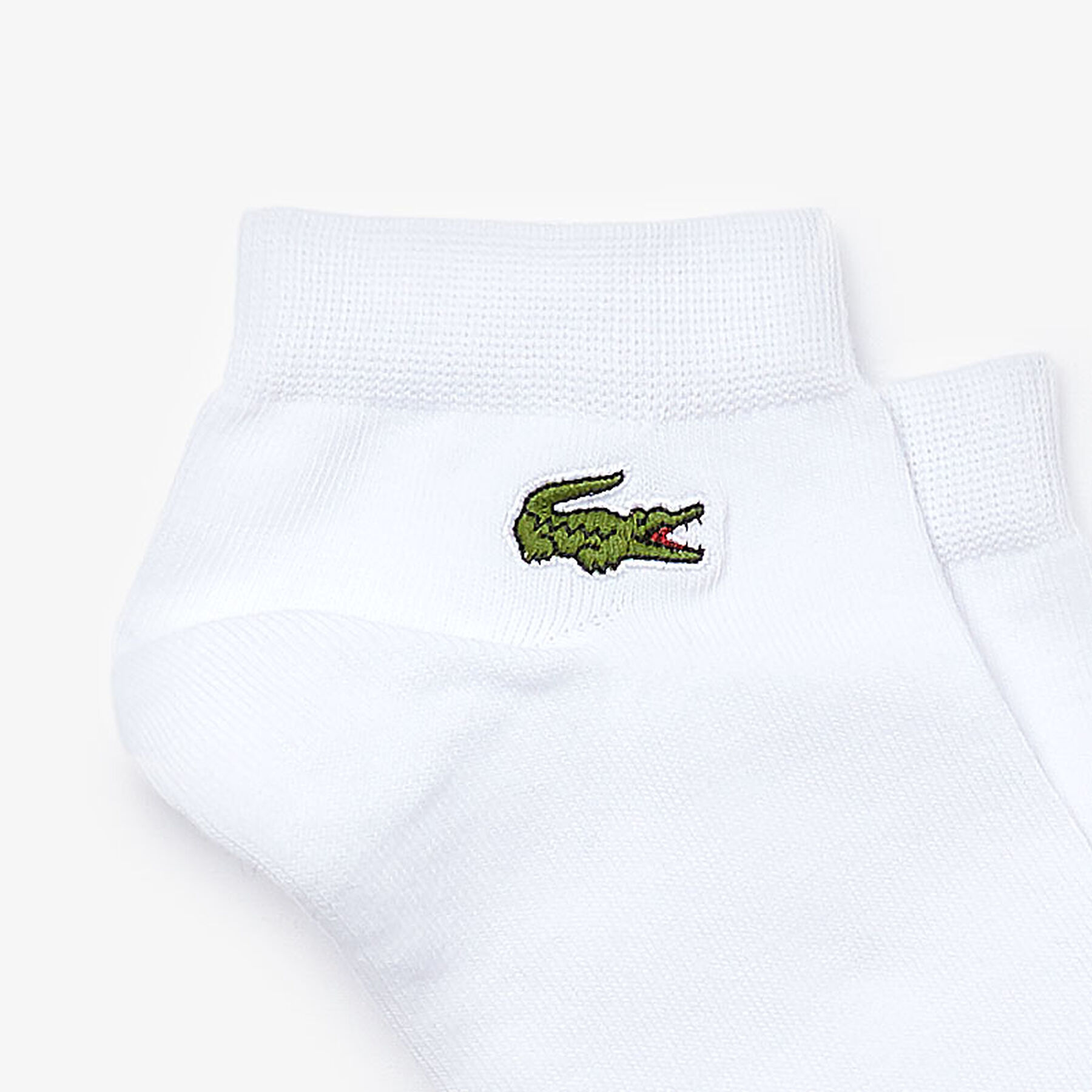 men s three pack of lacoste sport low cut socks in solid jersey