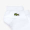 men s three pack of lacoste sport low cut socks in solid jersey