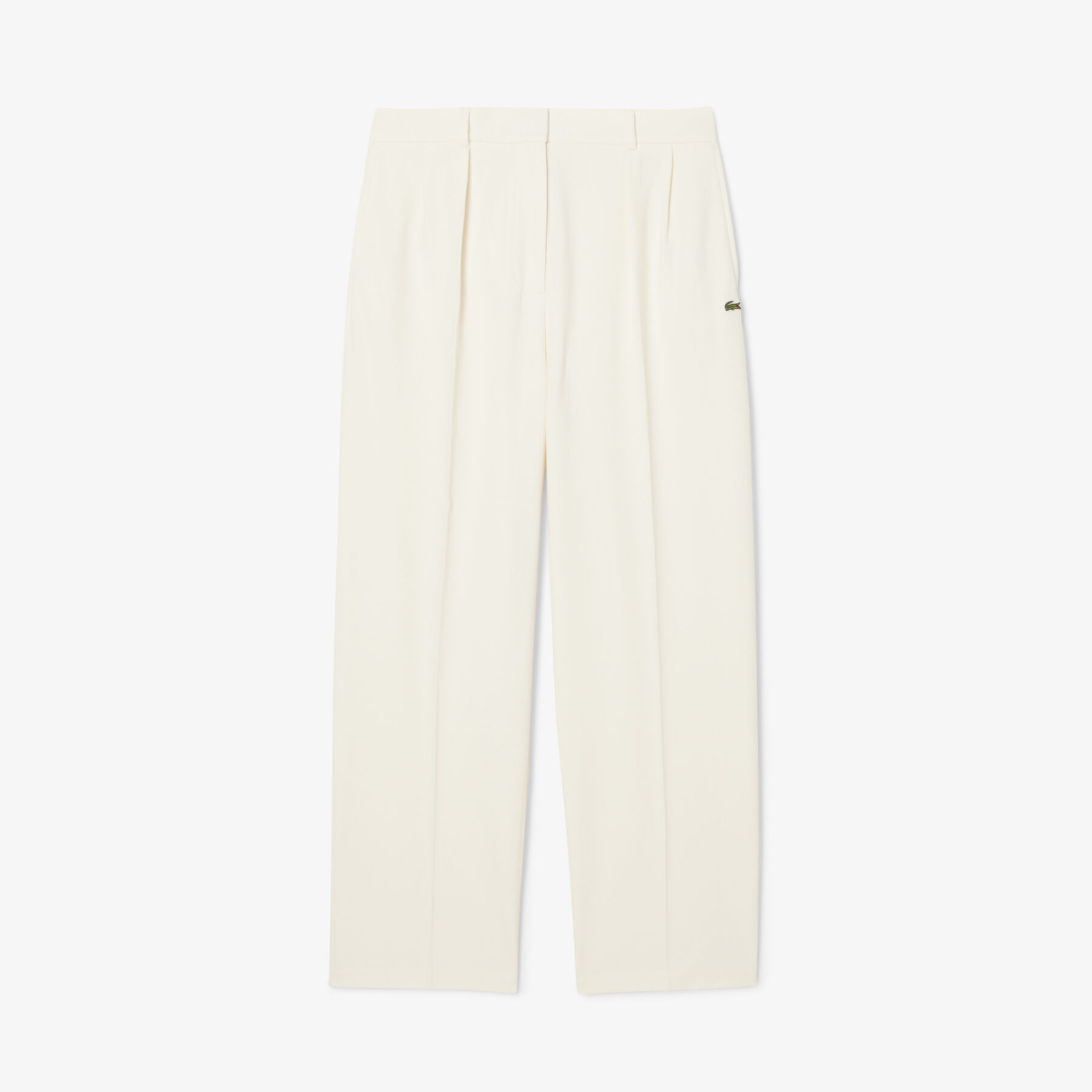 بنطلون فلانيل مطوي كبير الحجم Oversized Pleated Flannel Pants - HF5359-00-XFJ