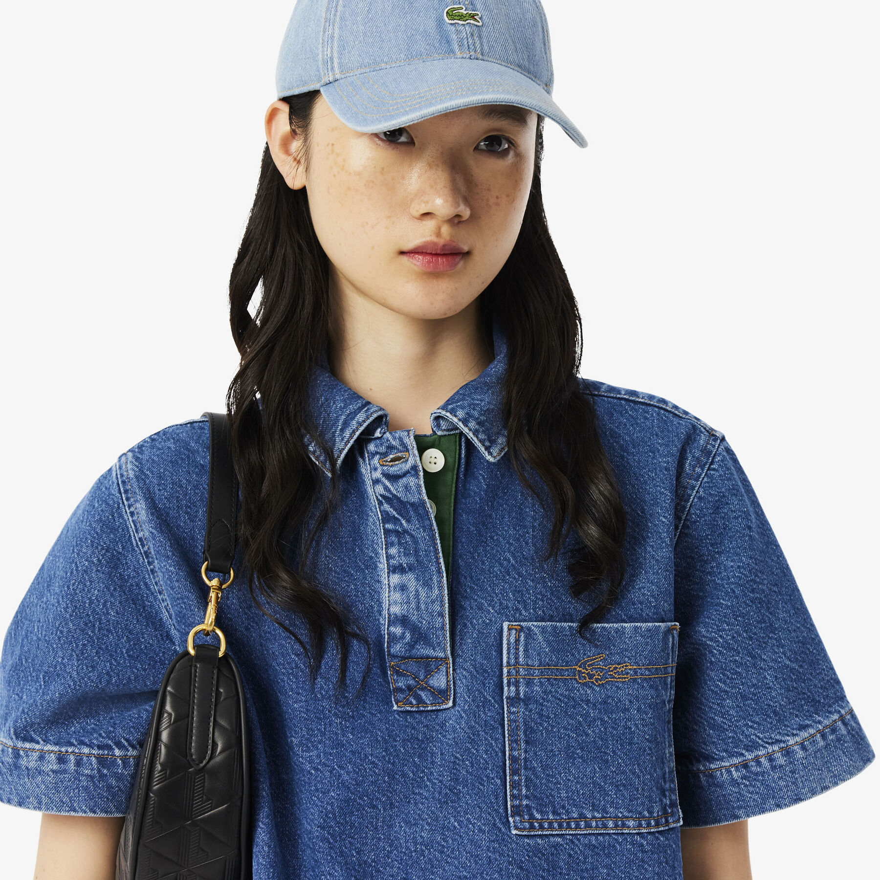 Oversized Cotton Denim Dress - EF5506-00-36L