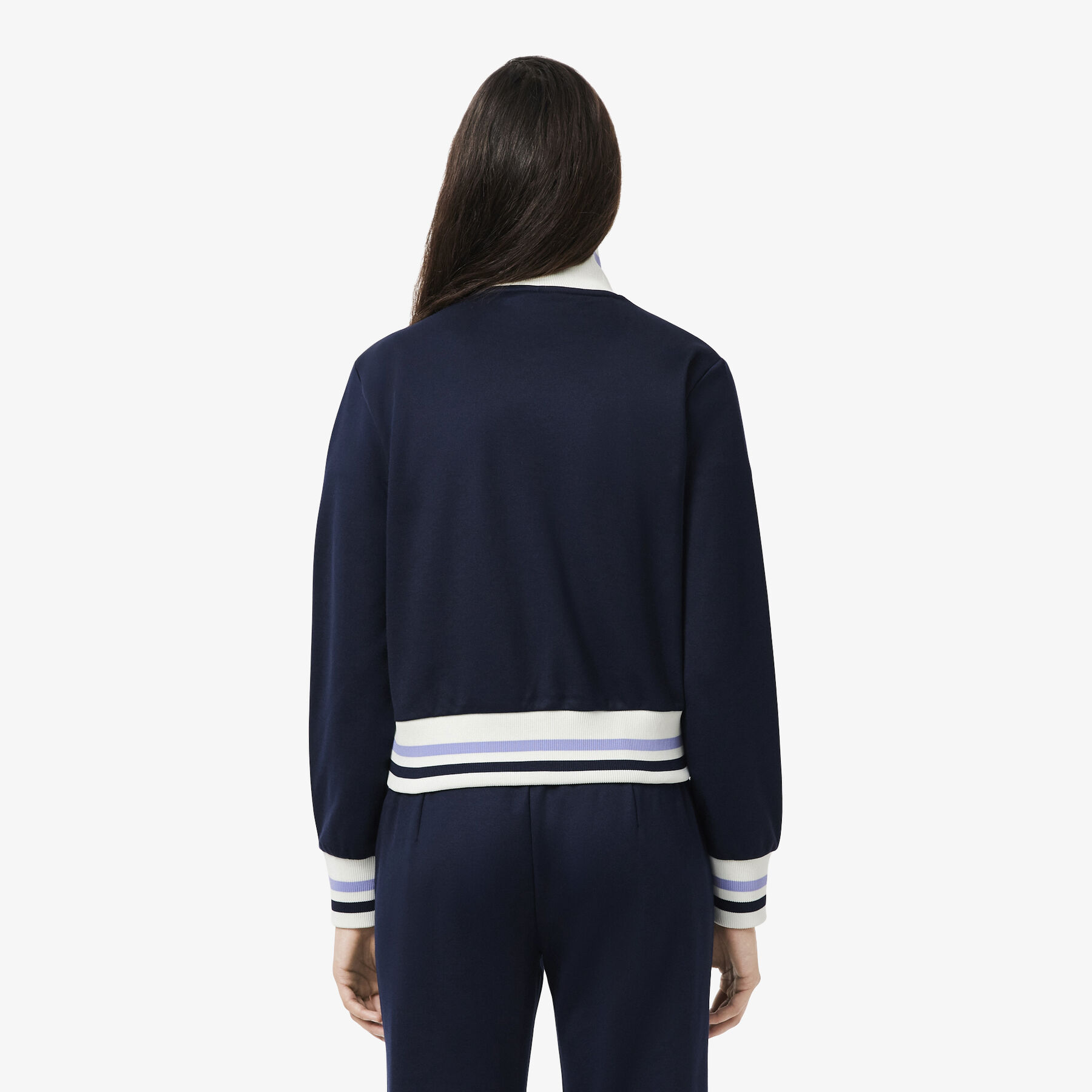 Zipped Stripe Accent Sweatshirt Zipped Stripe Accent Sweatshirt - SF5252-00-166
