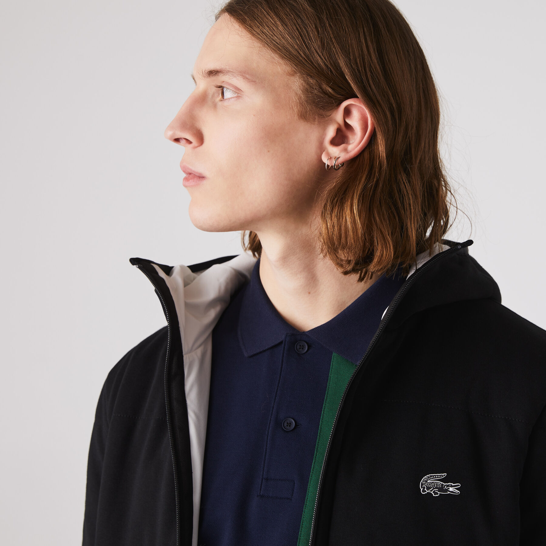Men's Reversible Quilted Padded Sweatshirt lacoste men s reversible quilted padded sweatshirt