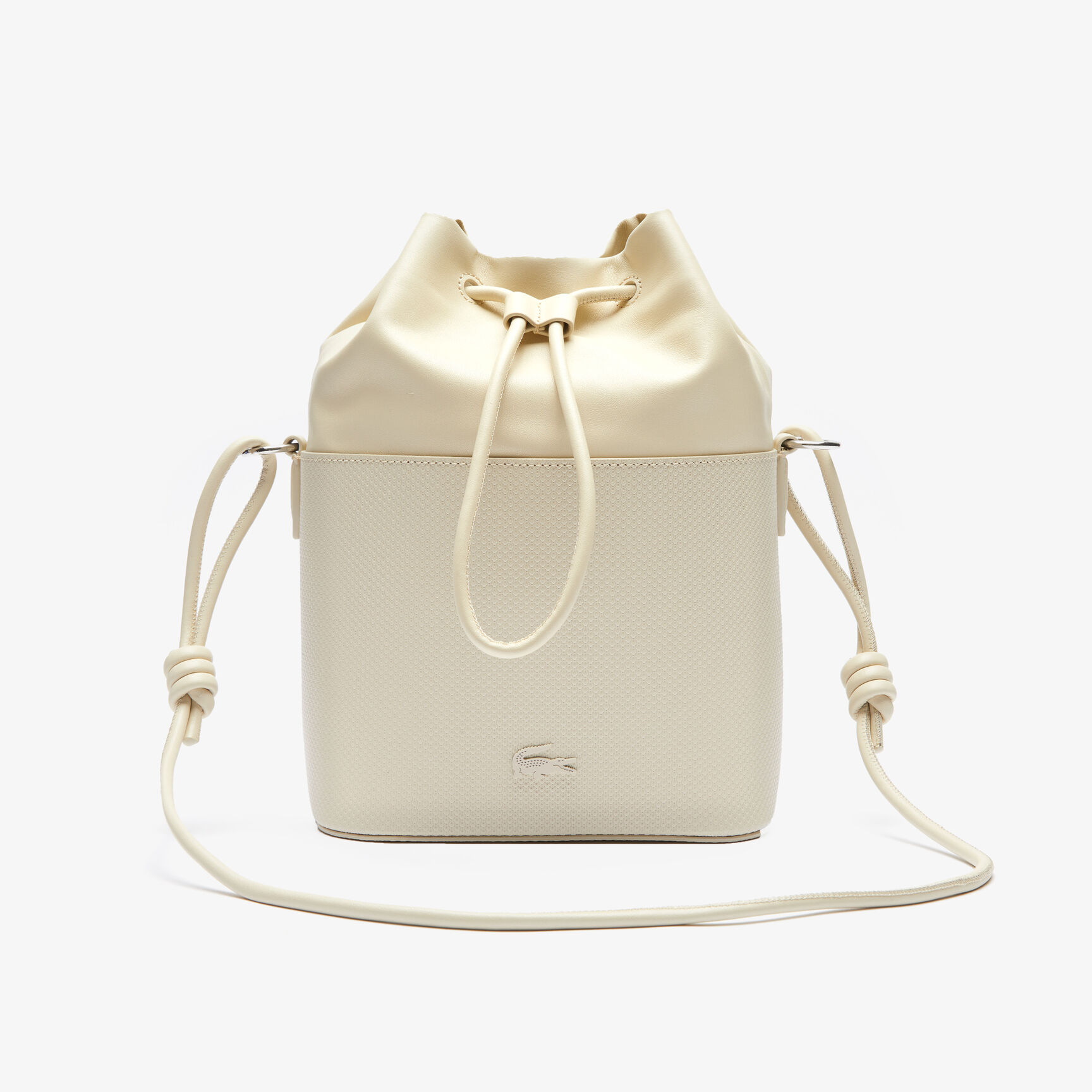 حقيبة بوكيت برباط من جلد البيكيه غير اللامع مجموعة Chantaco للنساء حقيبة بوكيت برباط من جلد البيكيه غير اللامع مجموعة Chantaco للنساء